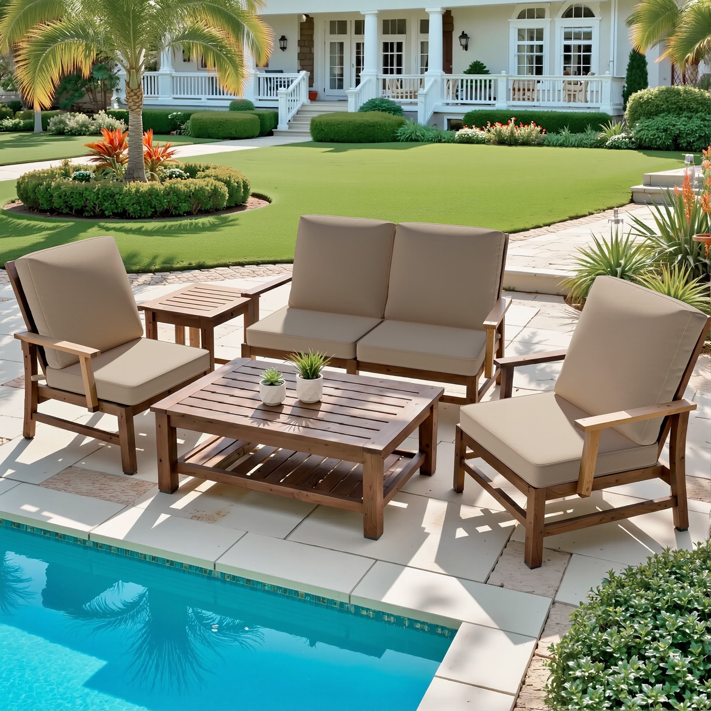 Crestlive Products CL-CU009BEI-1BC Patio-Furniture-Cushions - View #8