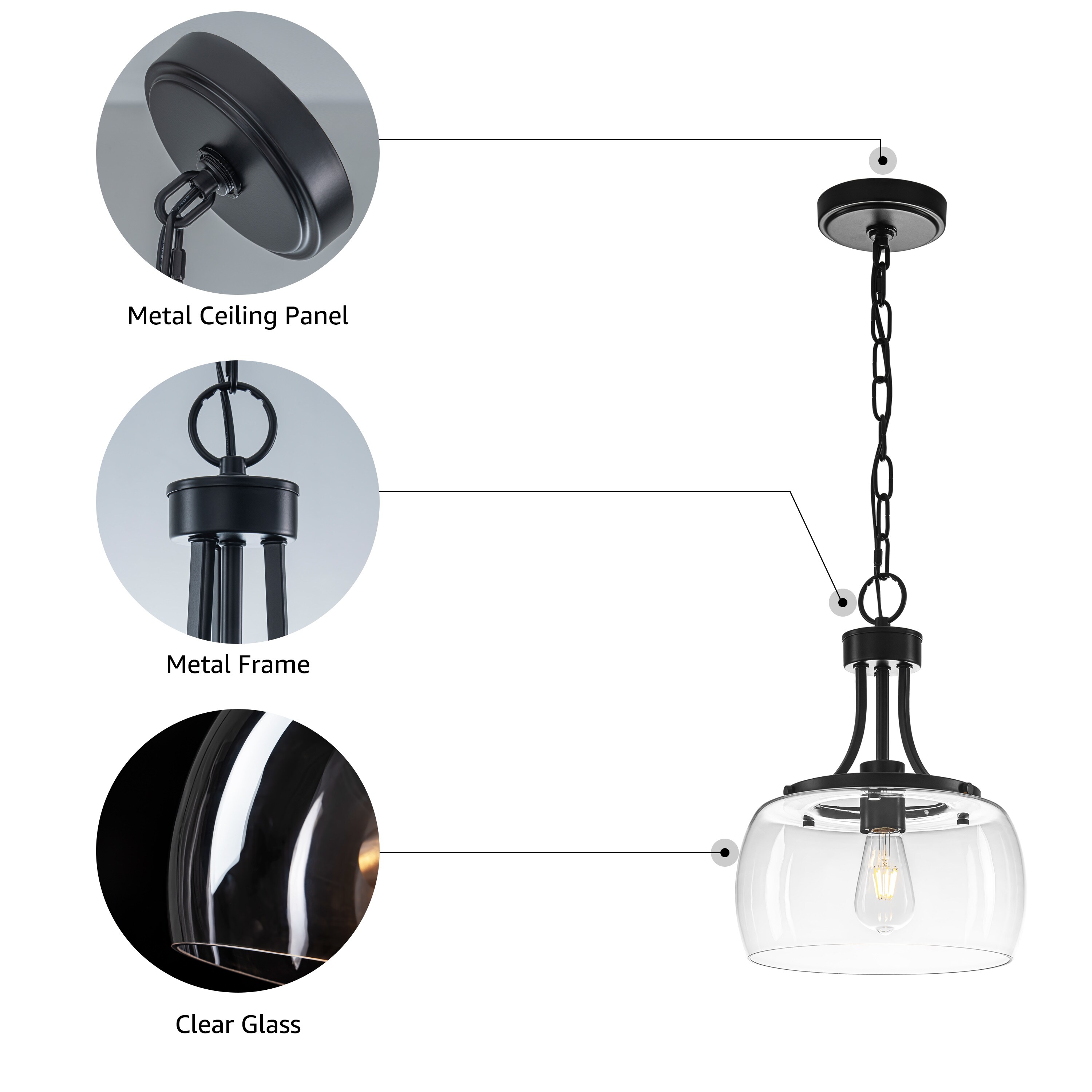 GoYeel ZP161D25BL01 Pendant-Lights - View #3