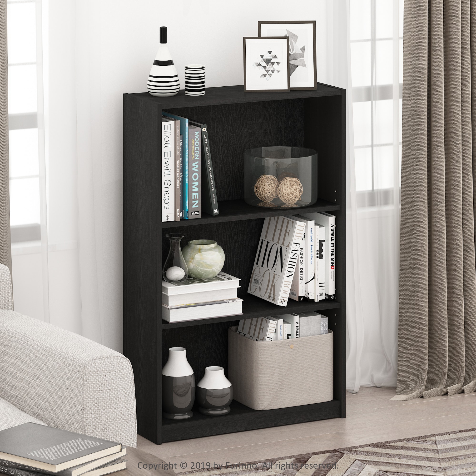 Furinno 14151R1BKW bookcases - View #9