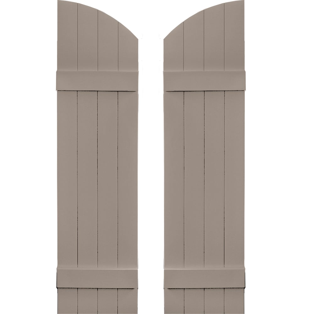 Vantage V5931449008 13.875-in W x 49-in H Clay Board and batten Exterior Shutters ( 1 -Pack )