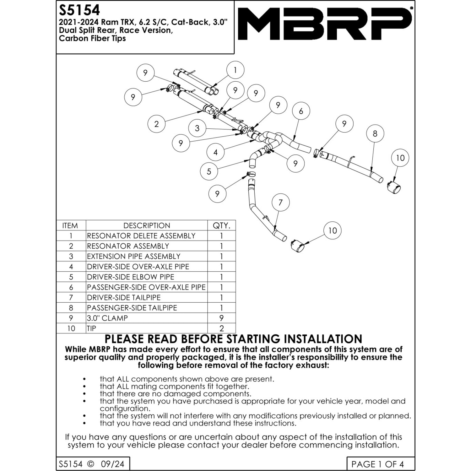 MBRP S51543CF Exterior-Car-Acc - View #2