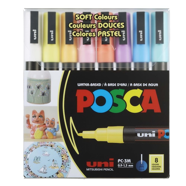 POSCA 8-Pack 3m Multi Paint Pen/Marker in the Writing Utensils