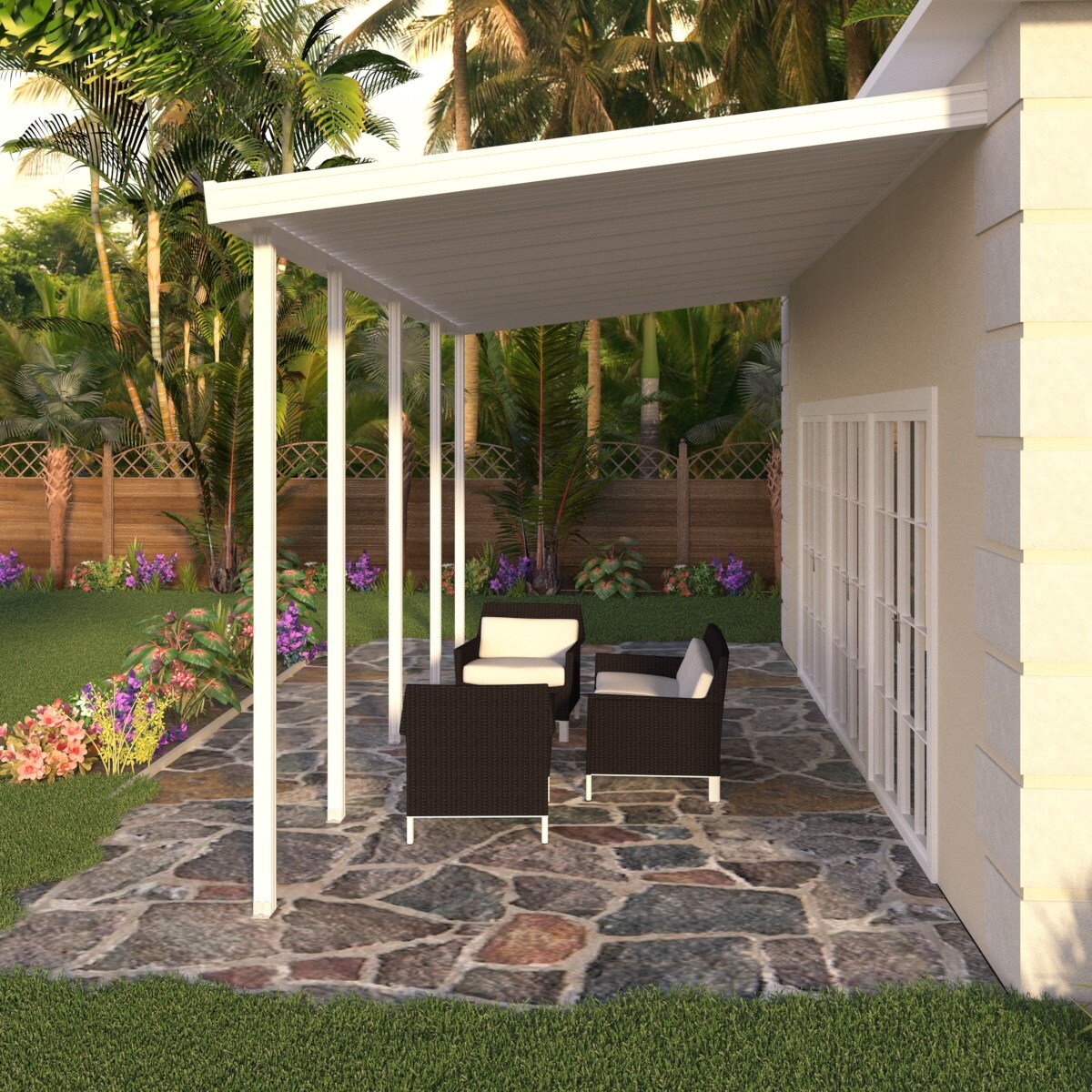 Four Seasons OLS FSOLPCTV2210W20 carports - View #4