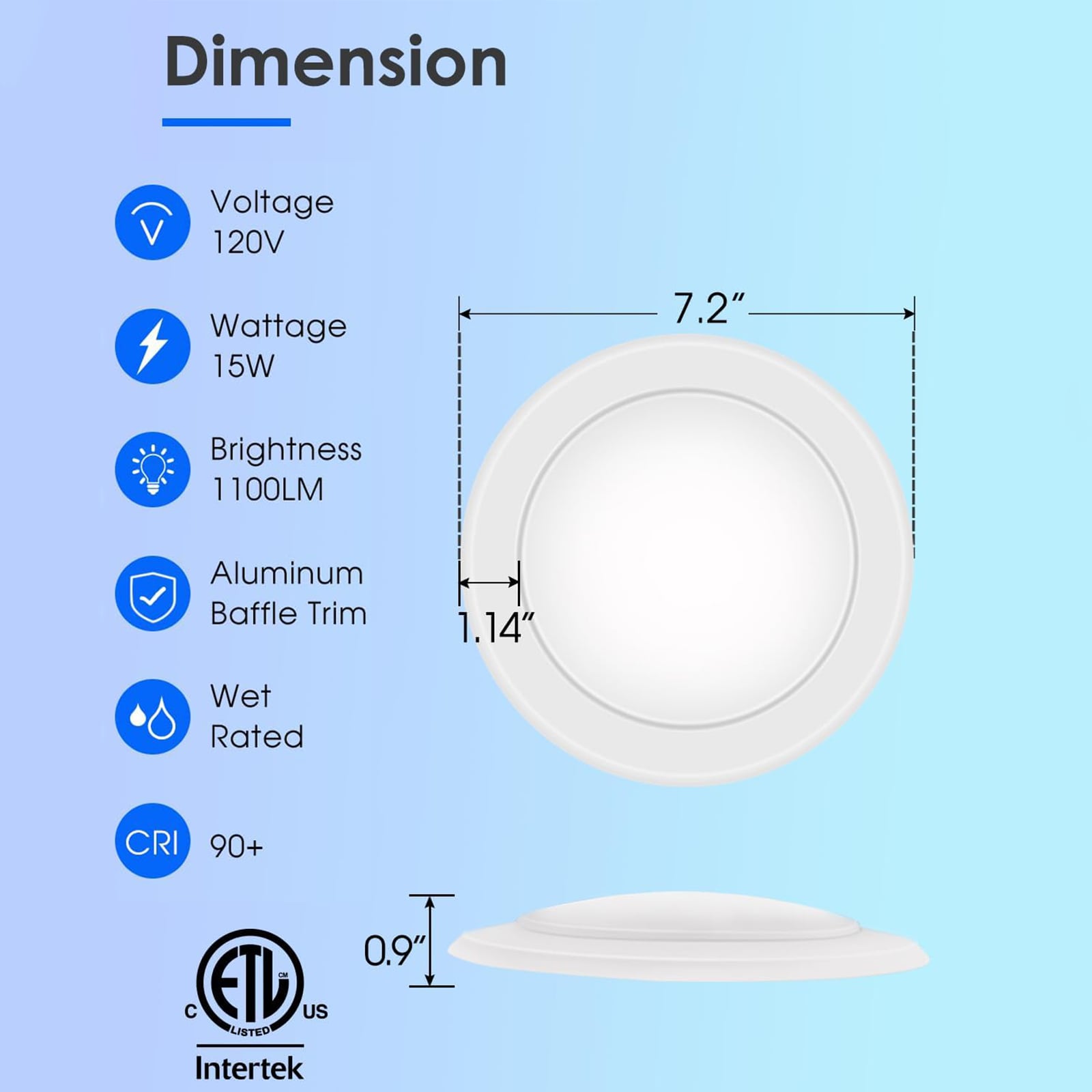 Energetic Lighting E1DLD6-92750-4P flushmounts - View #3