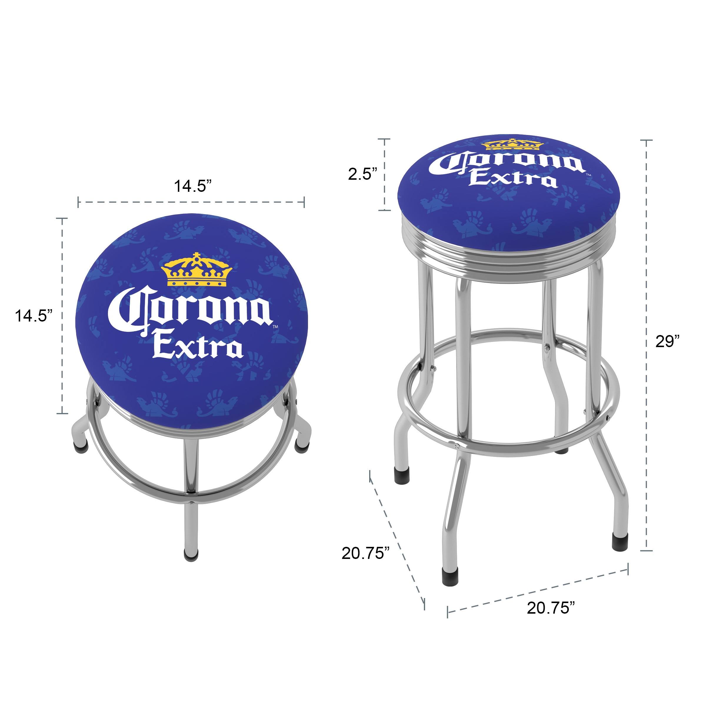 Trademark Gameroom CRN1005-GFN stools - View #5
