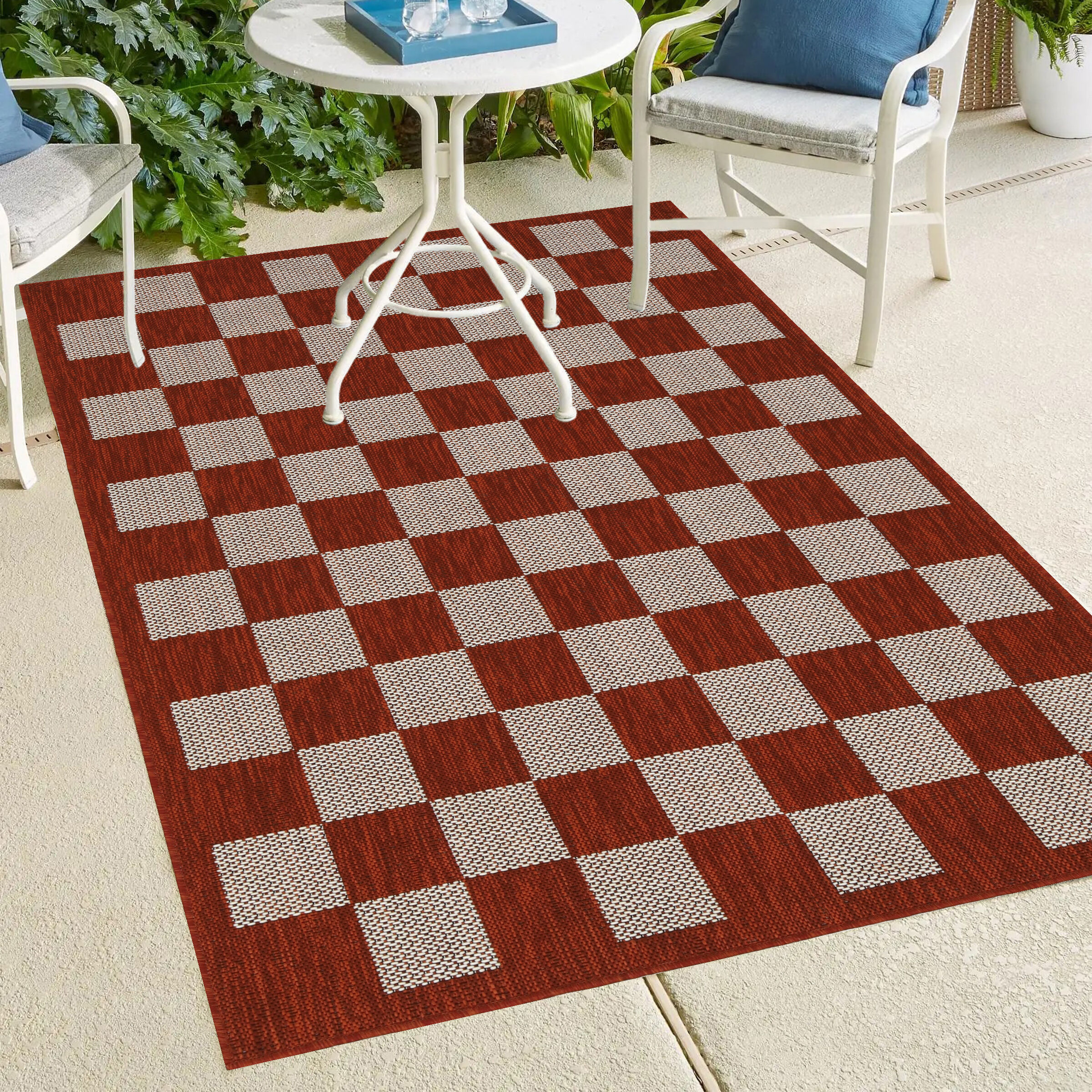 Playa Rug PLY-DAY-RED-5X8 rugs - View #5
