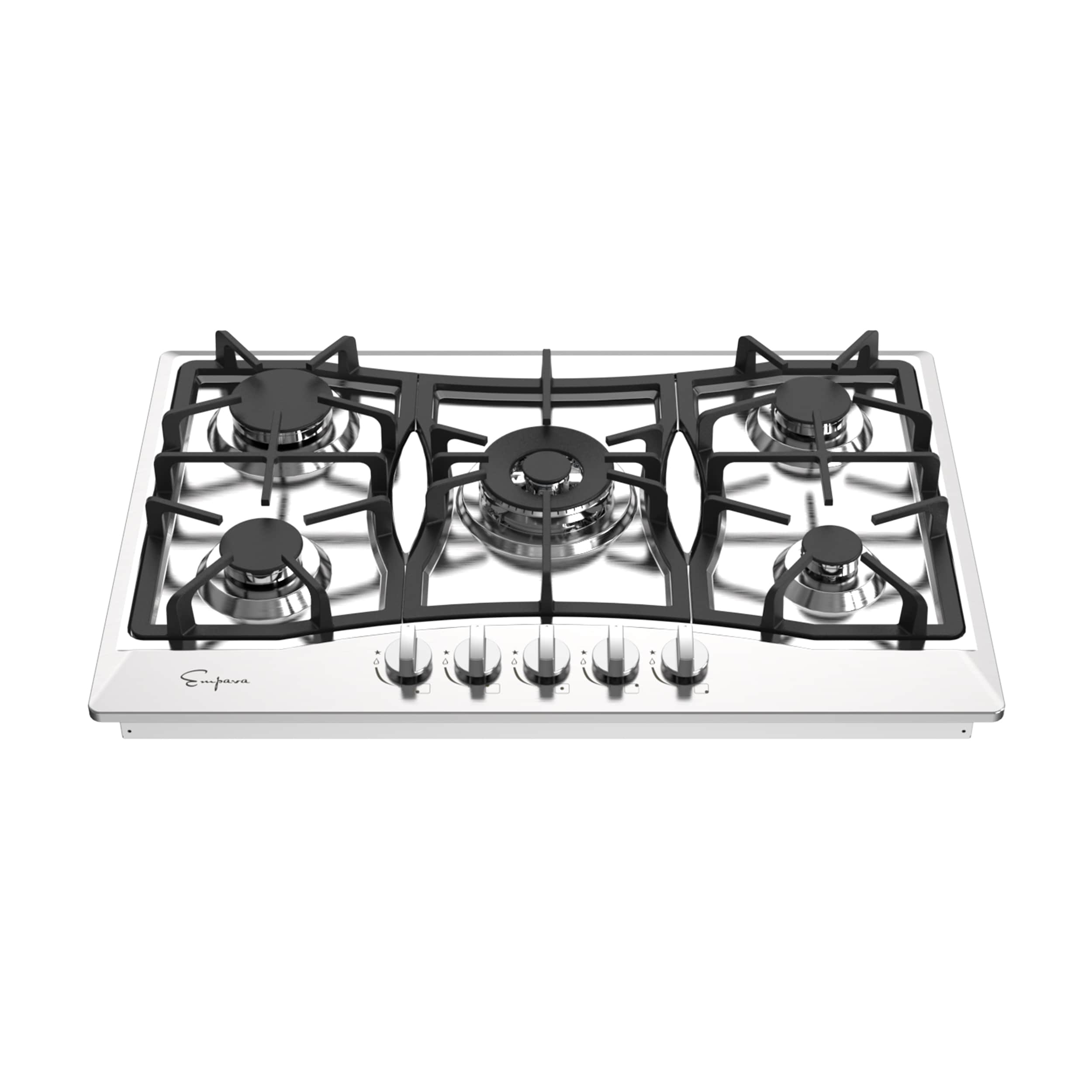 Empava 30 Stainless Steel 5 Italy Sabaf Burners Stove Top Gas Cooktop EMPV-30GC0A5 