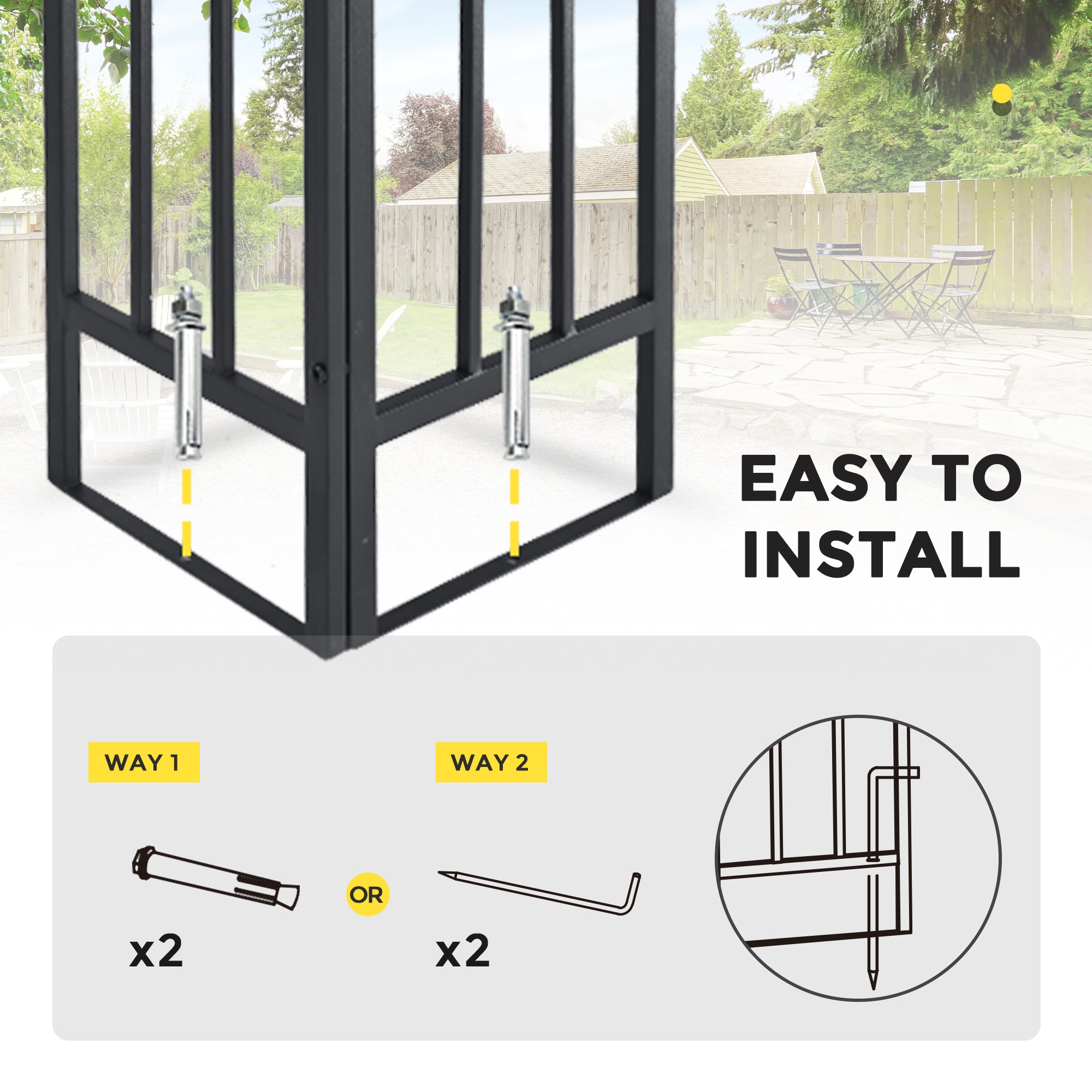  CP-ZPTY-H-WL2 Wood-Resin-Gazebos - View #5