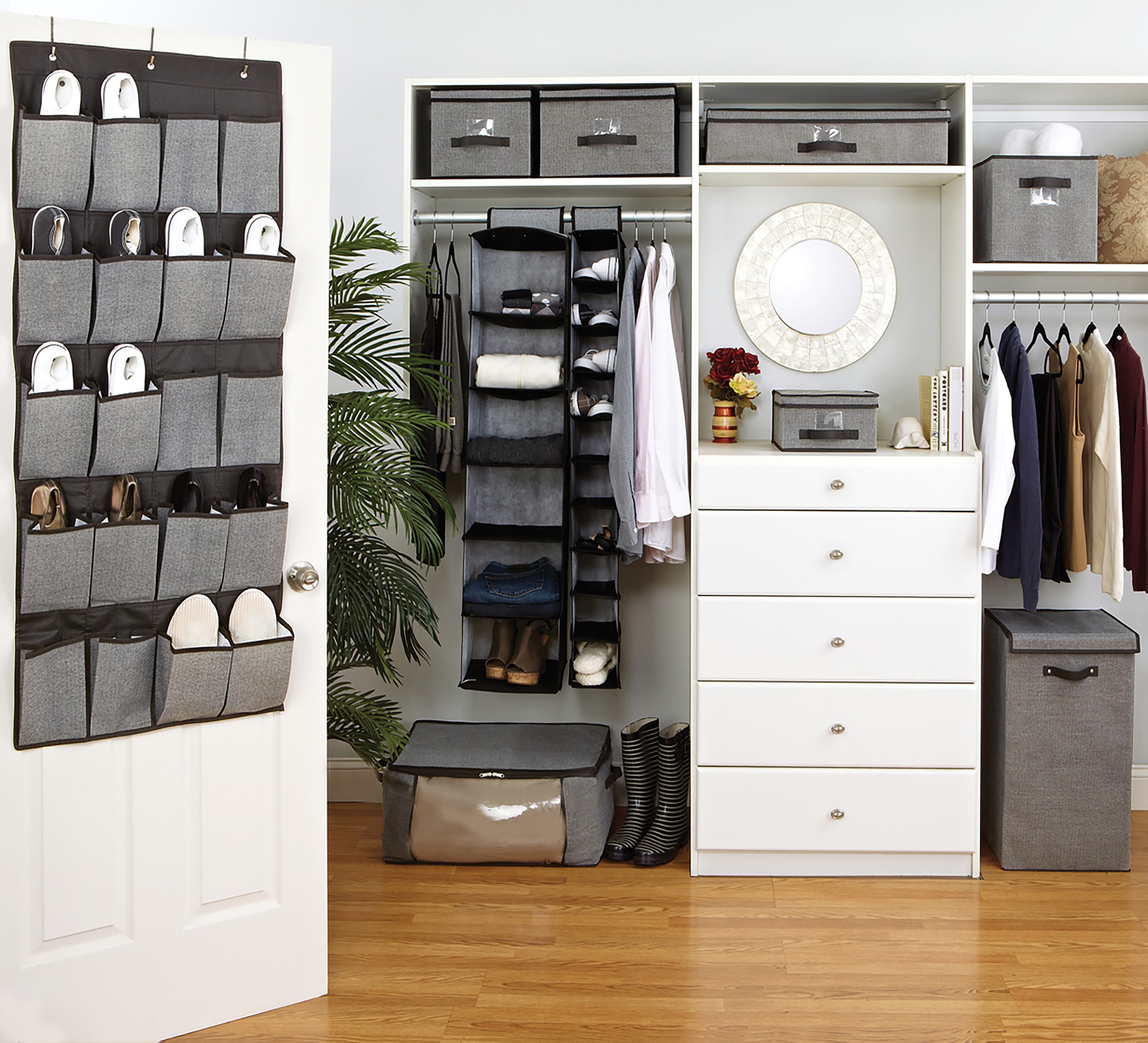 Simplify 25424-2PK-BLACK Clothing-Storage-Accessories - View #5