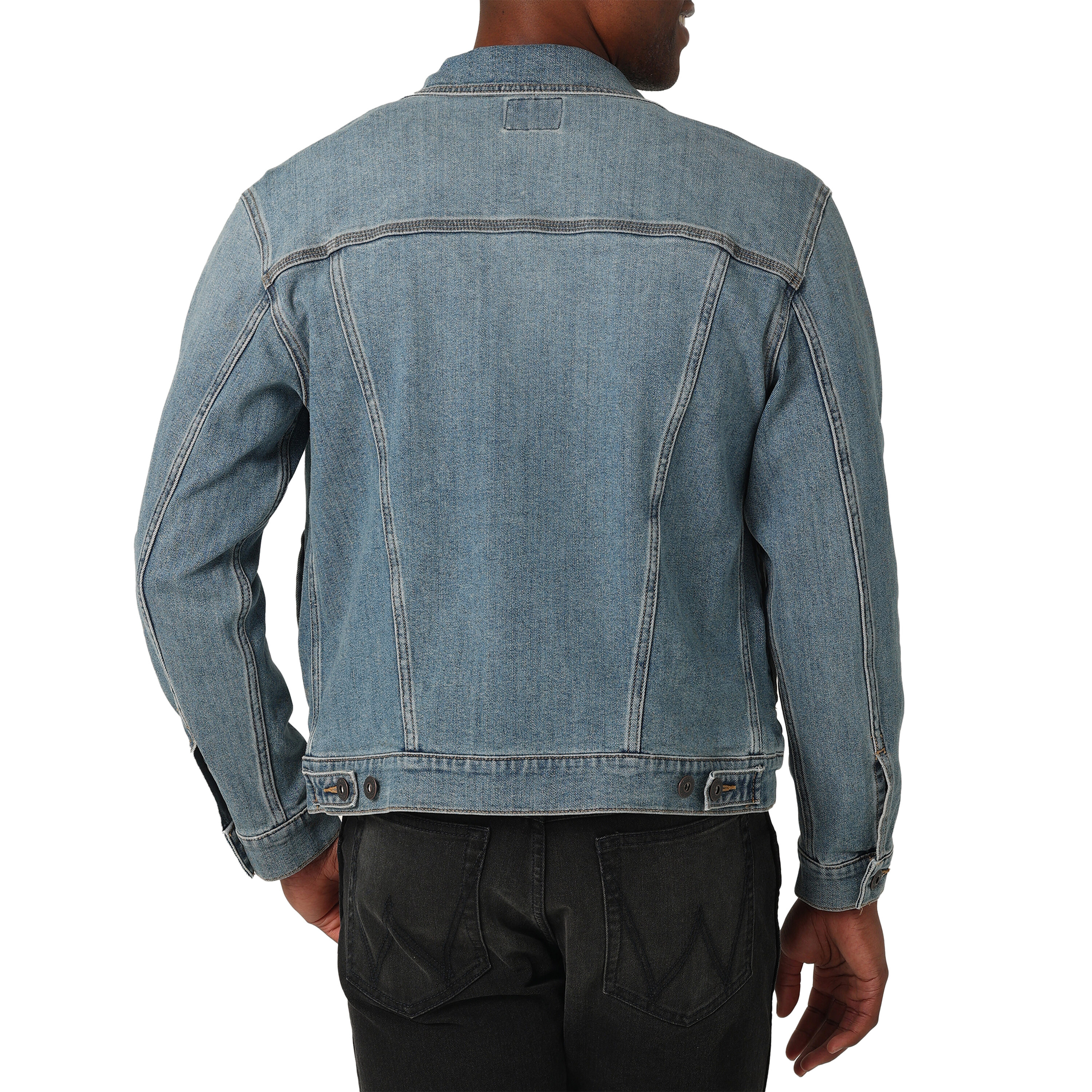 Wrangler Men's Vintage Indigo Preshrunk Cotton Work Jacket (Medium) in ...
