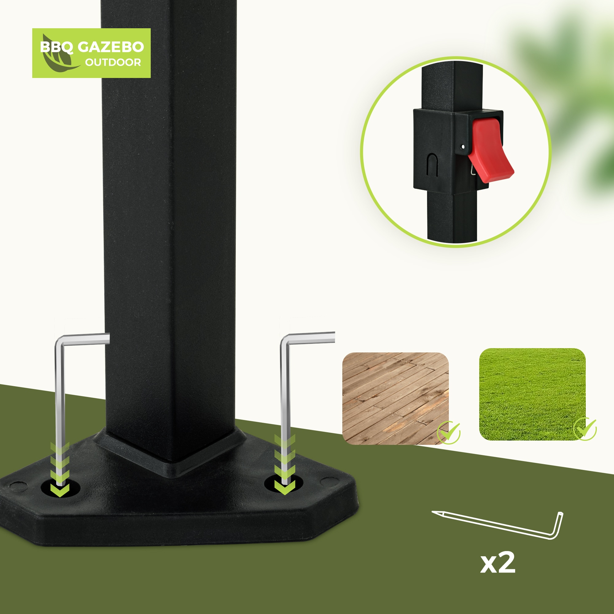  EL-ZPSKZD-58-H-WL3 Wood-Resin-Gazebos - View #6