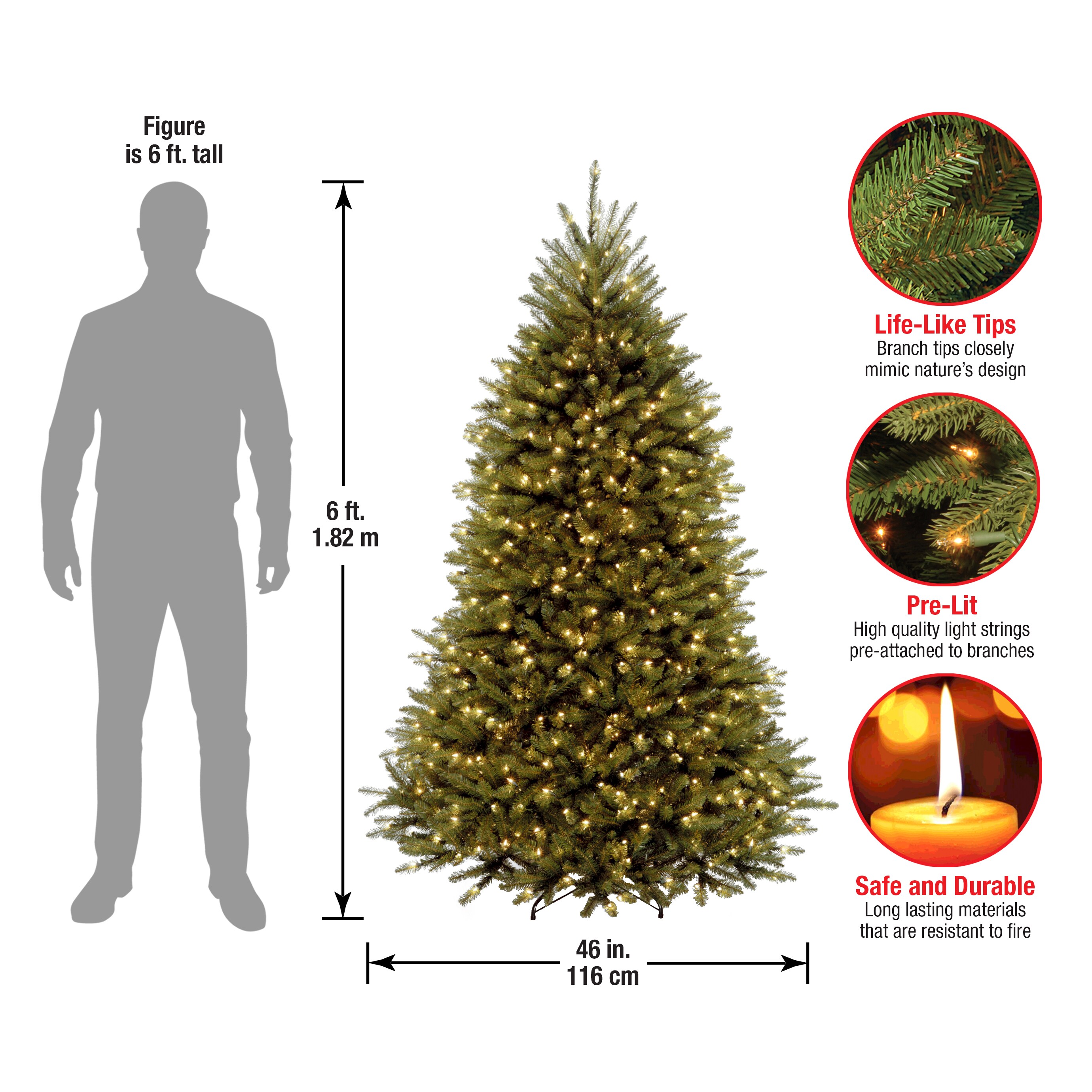 National Tree Company DUH-60LO Artificial-Christmas-Trees - View #7