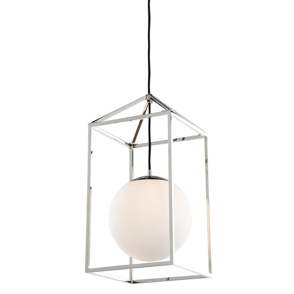 ARTCRAFT SC13271PN Eclipse Polished Nickel Transitional Linear LED Hanging Kitchen Island Light