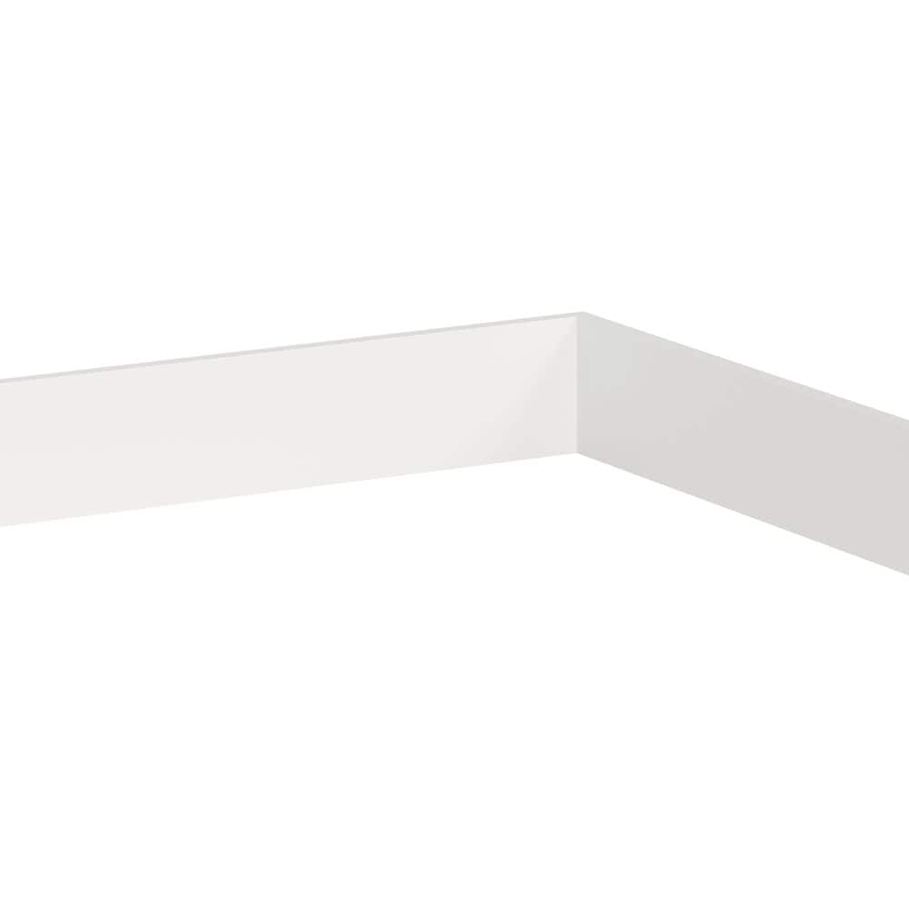 Style Selections White Composite Base Moulding 22.5-in x 4-in