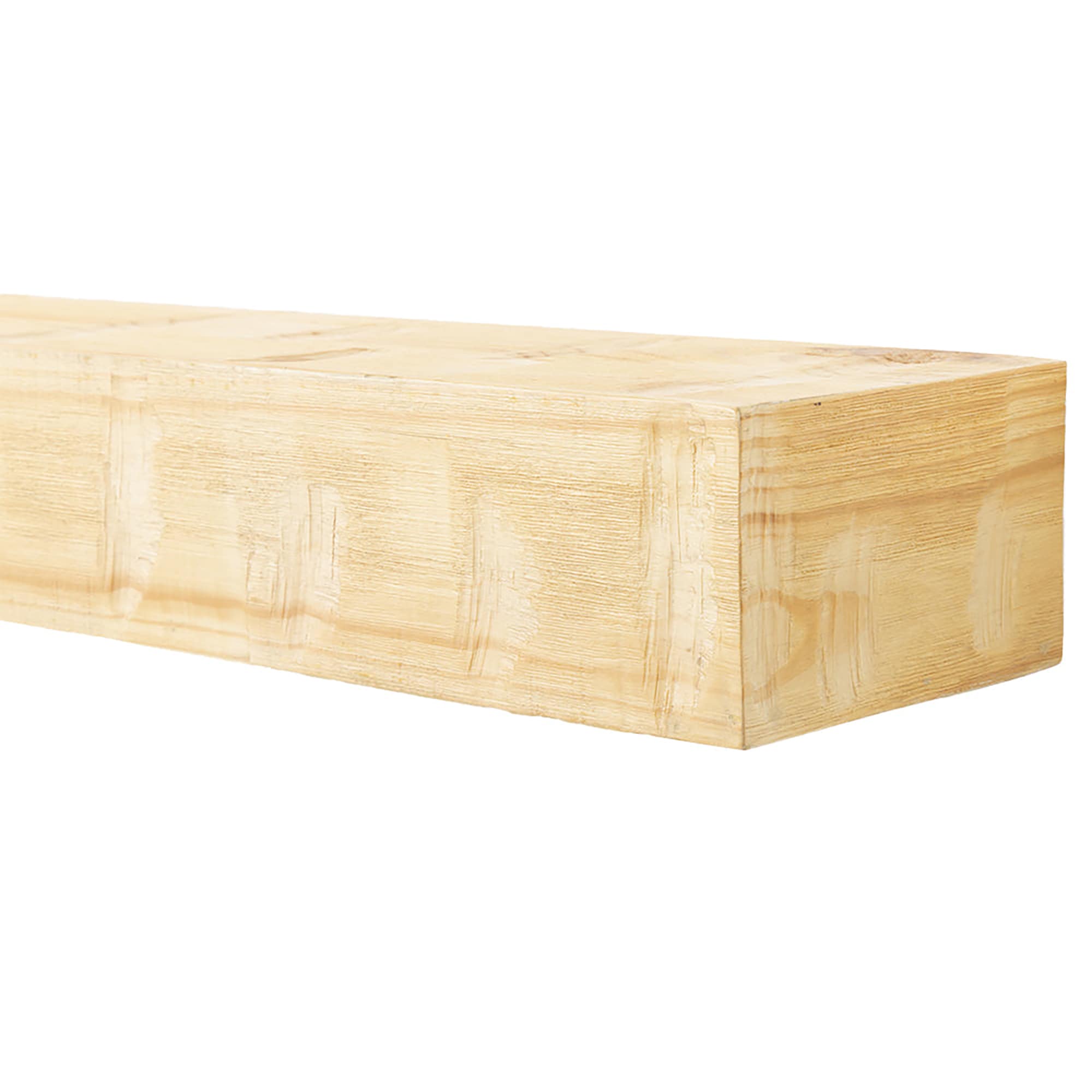 Bodie 60 inch Matte Clear Pine Fireplace Mantel Shelf