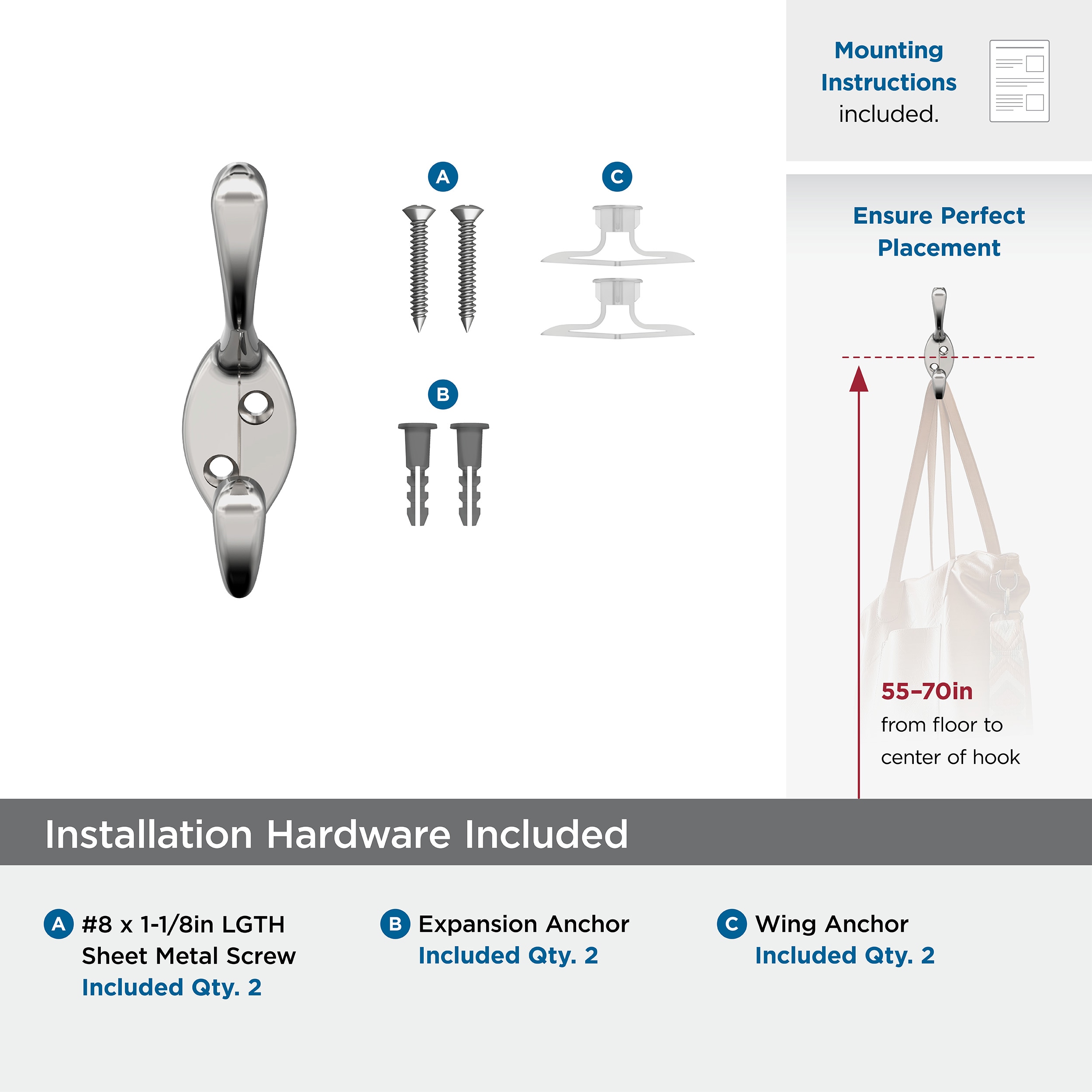 Amerock H5545126 Decorative-Wall-Hooks - View #8