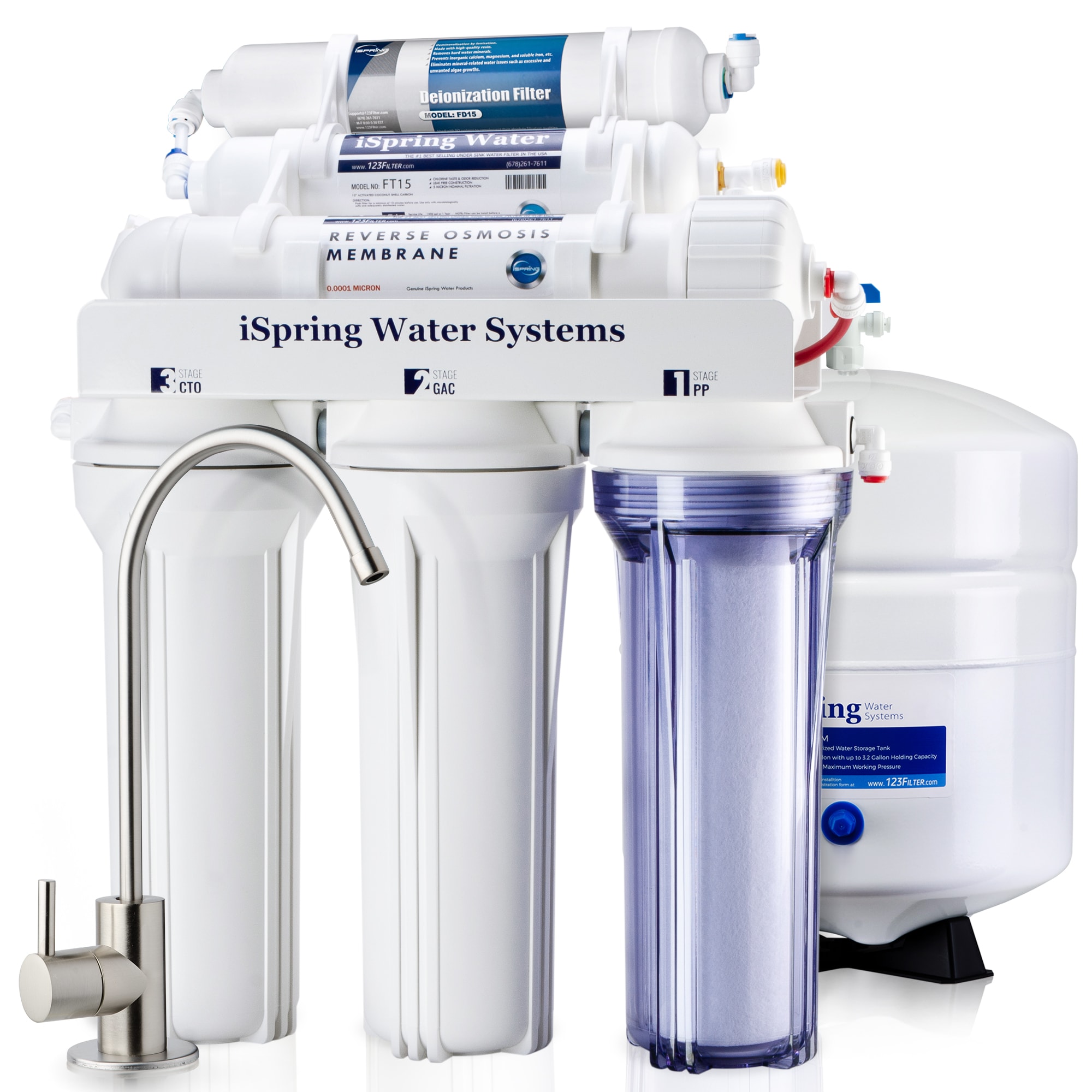 Waterdrop Reverse Osmosis Filtration Systems 5-stage Multi-method Reverse  Osmosis Filtration System in the Reverse Osmosis Filtration Systems  department at
