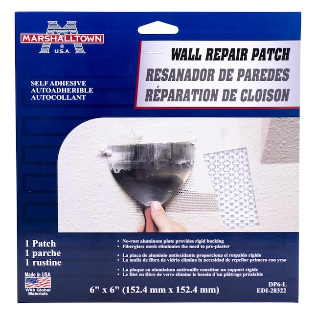 Marshalltown Wall Repair 6 In X Drywall Patch The Patches Department At Lowes Com