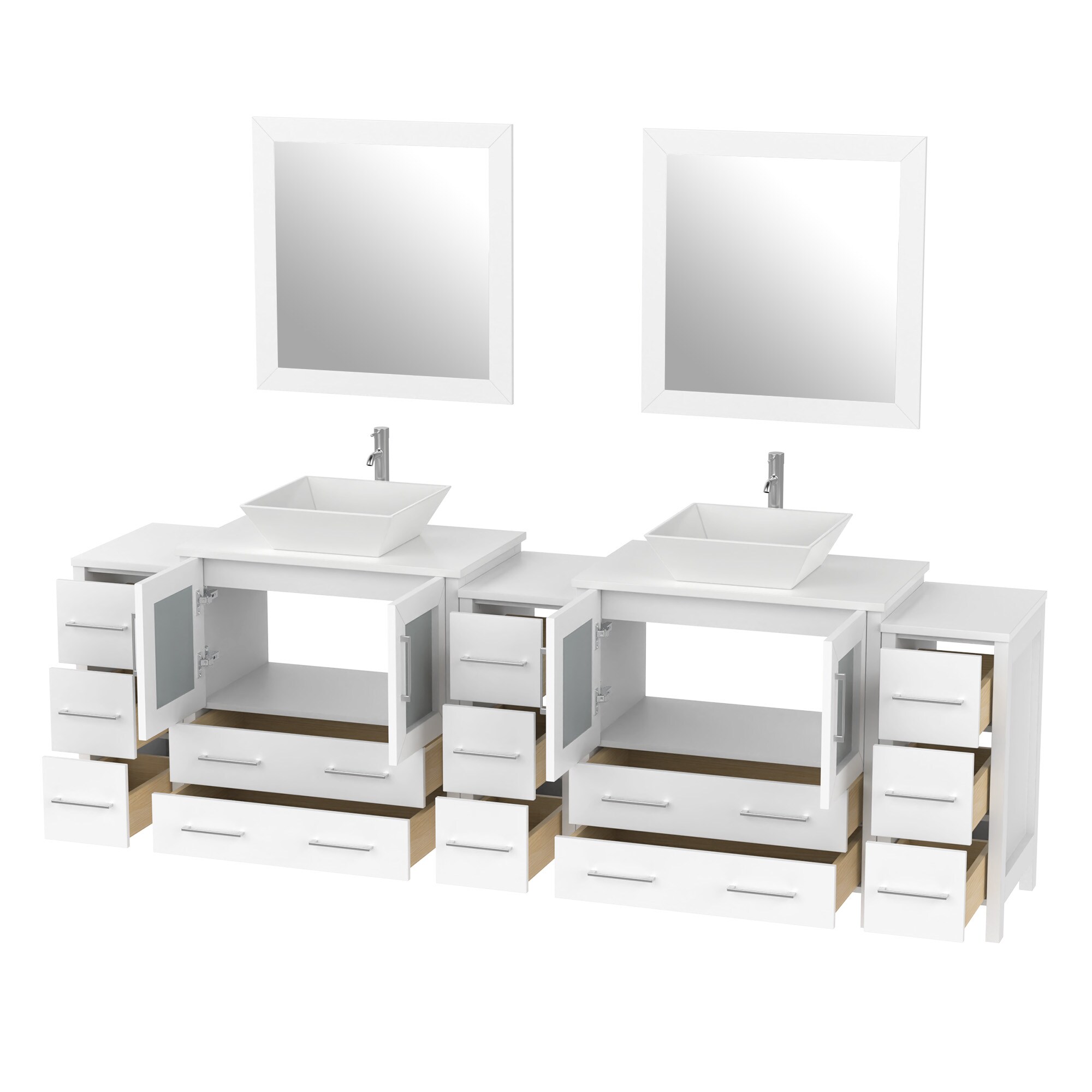 Vanity Art VA3130-96W Bath-Vanity-Combo - View #6