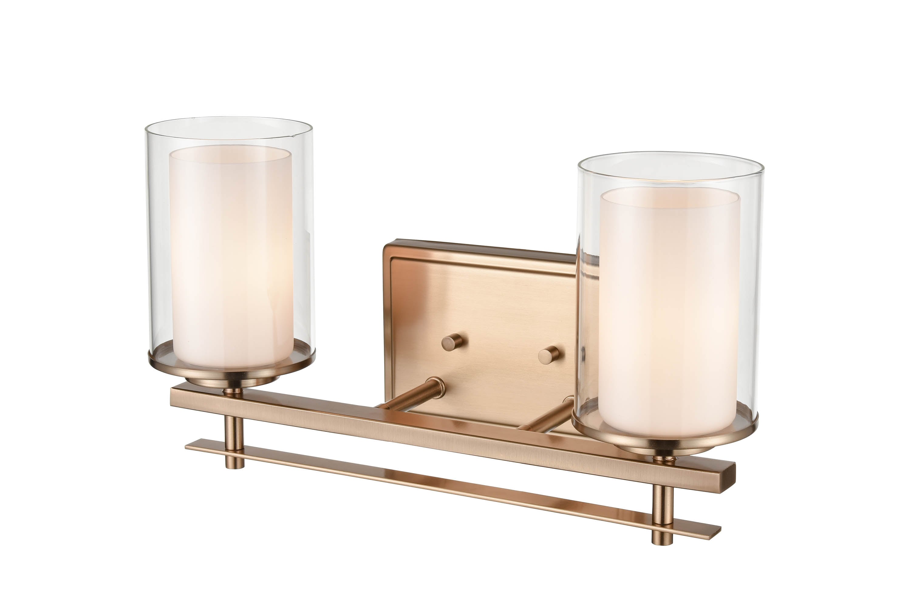 Millennium Lighting 5502-MG Huderson 8.5-in 2 -Light Gold Traditional Vanity light