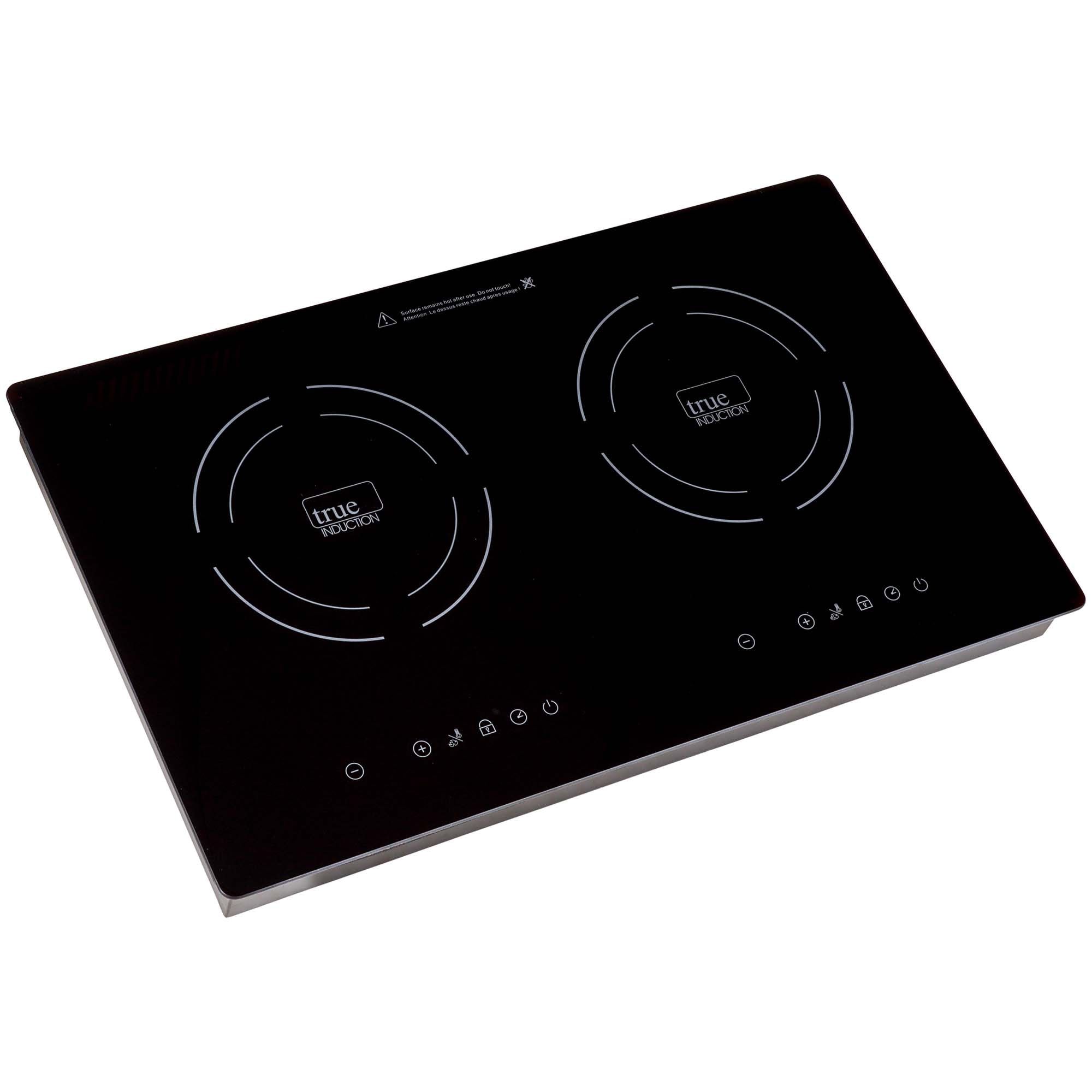 True Induction TI-2B UL858 Certified 24-in 2 burners Black Induction Cooktop