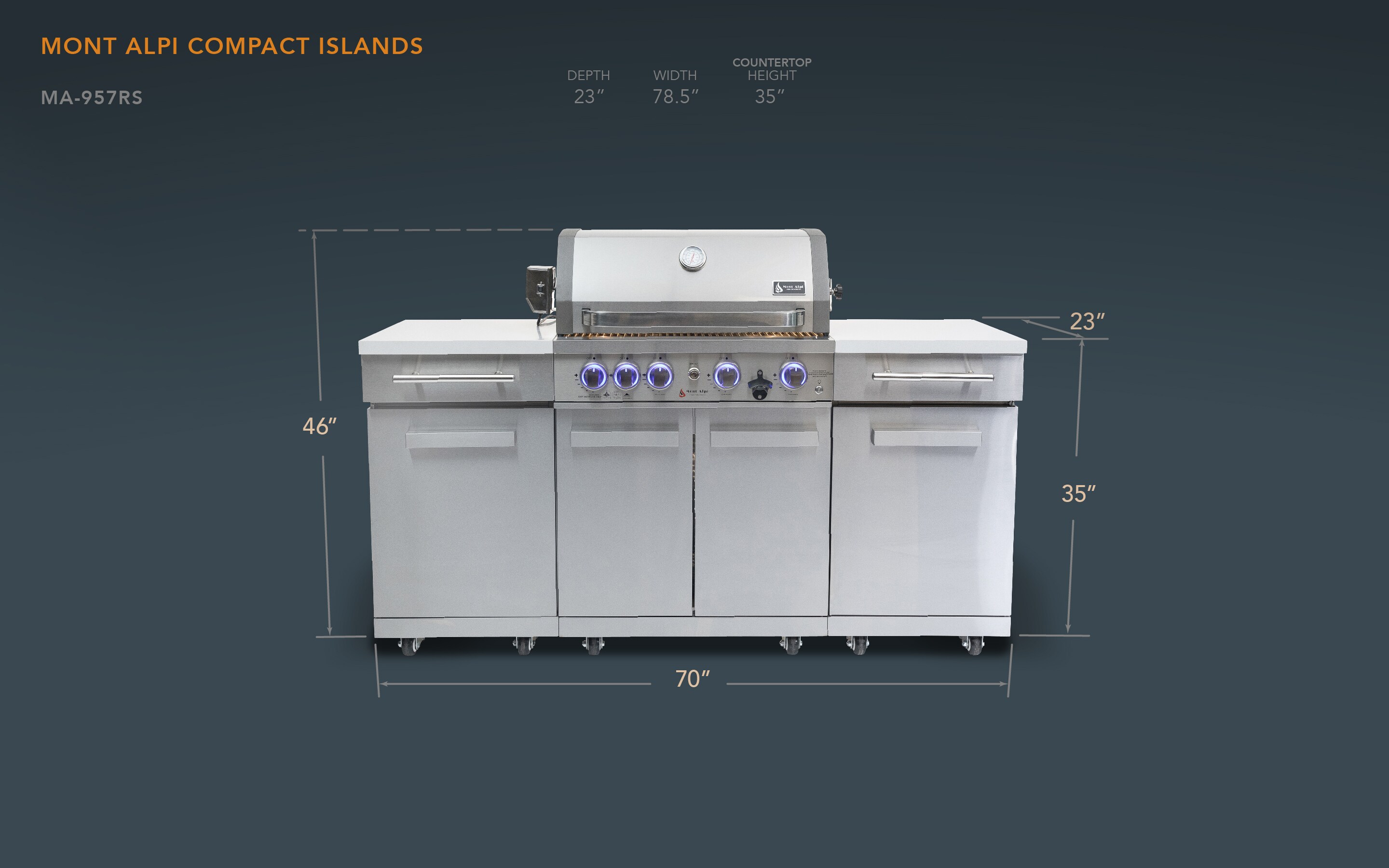 Mont Alpi MA-957RS Modular-Outdoor-Kitchens - View #2