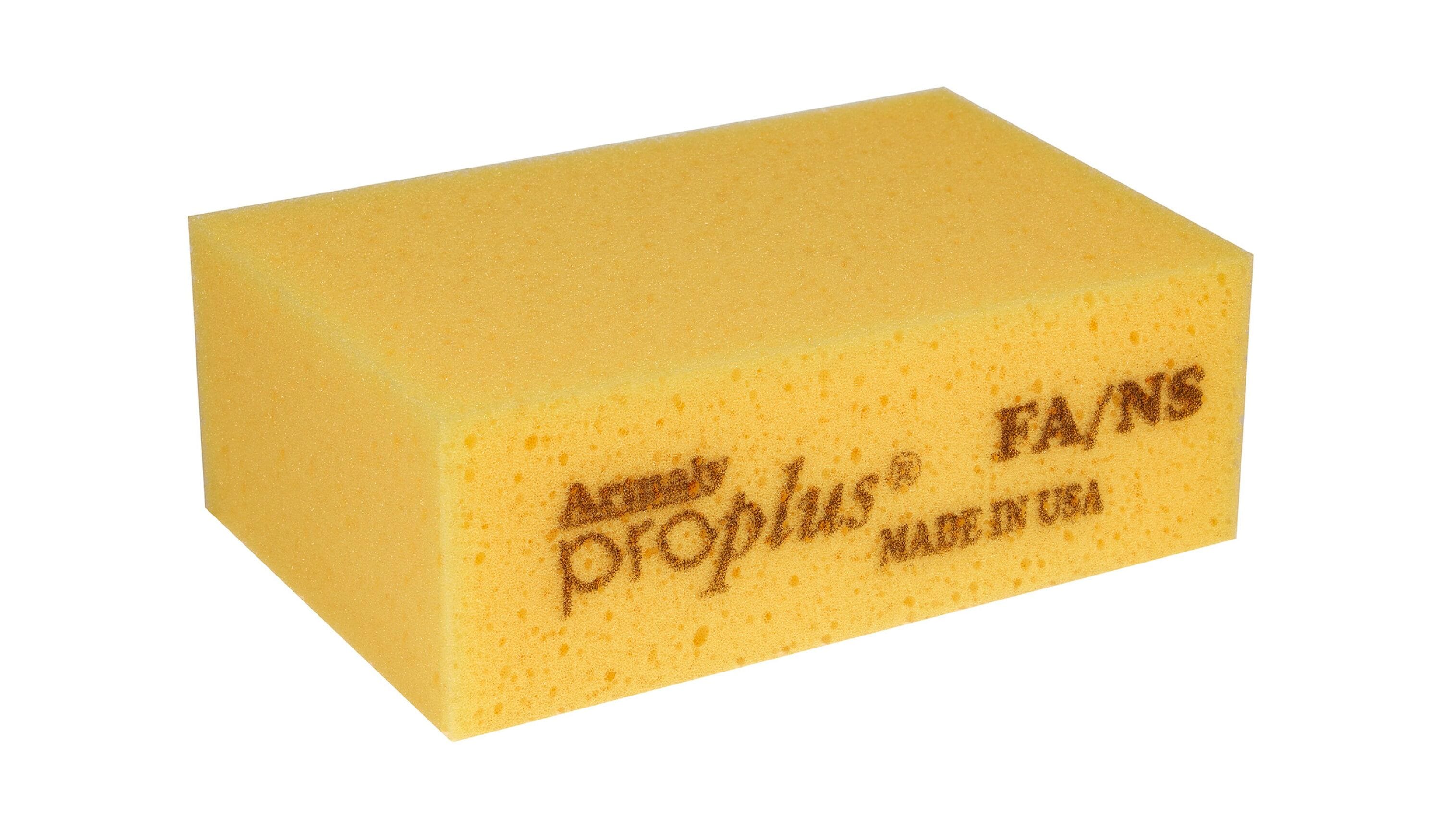 Armaly ProPlus HD Big Job Sponge - Heavy Duty Yellow Polyurethane Sponge  for Fast Washing, Wiping, and Rinsing - Ideal for Professional Paper  Hangers