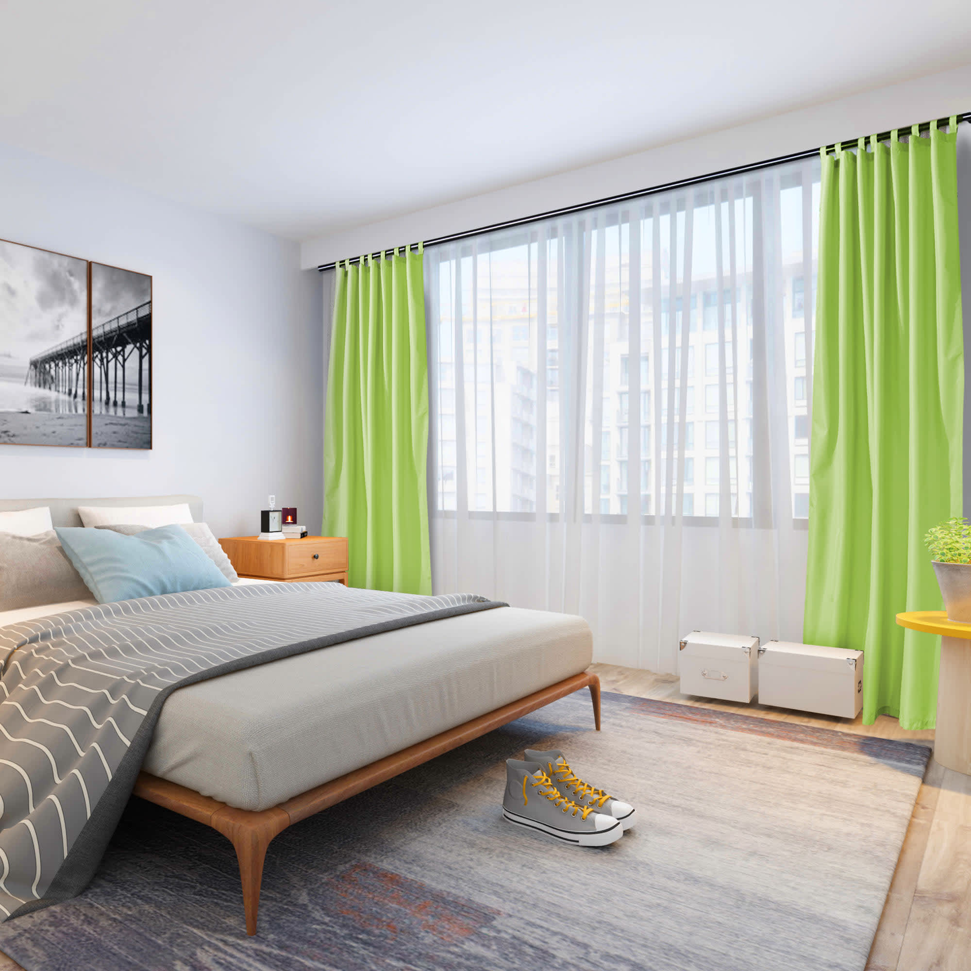 Yescom 07PCN003-B04X2-LO curtains - View #3