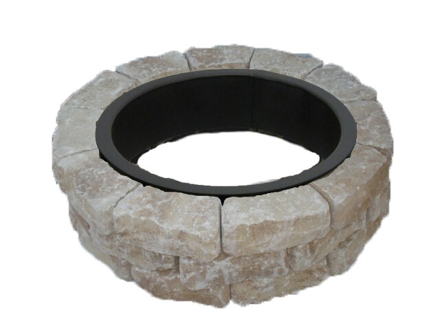 NA 43.5-in L x 43.5-in W x 12.5-in H Sand/Tan Fire Pit Kit