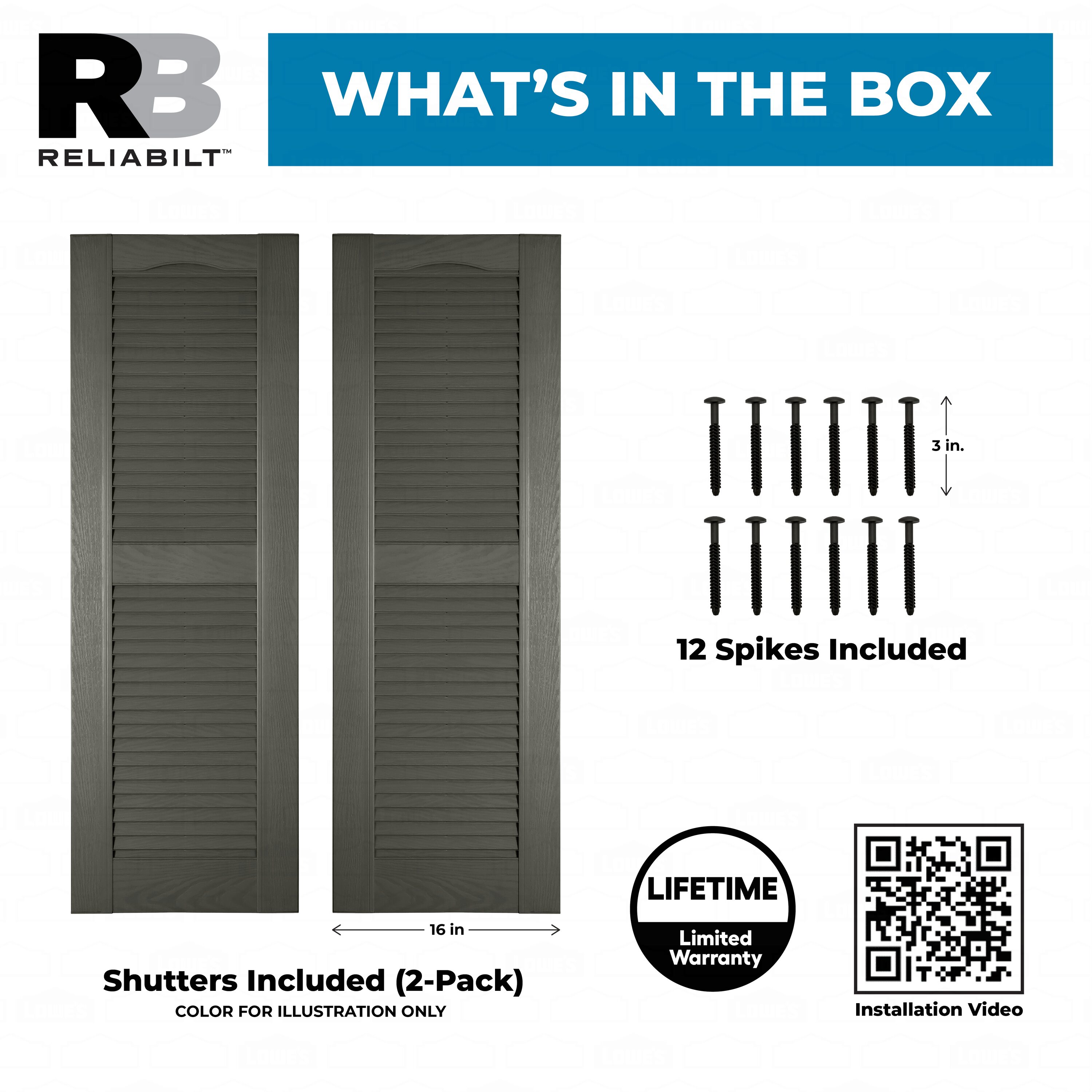 RELIABILT LVRCT1670004 Exterior-Shutters - View #7