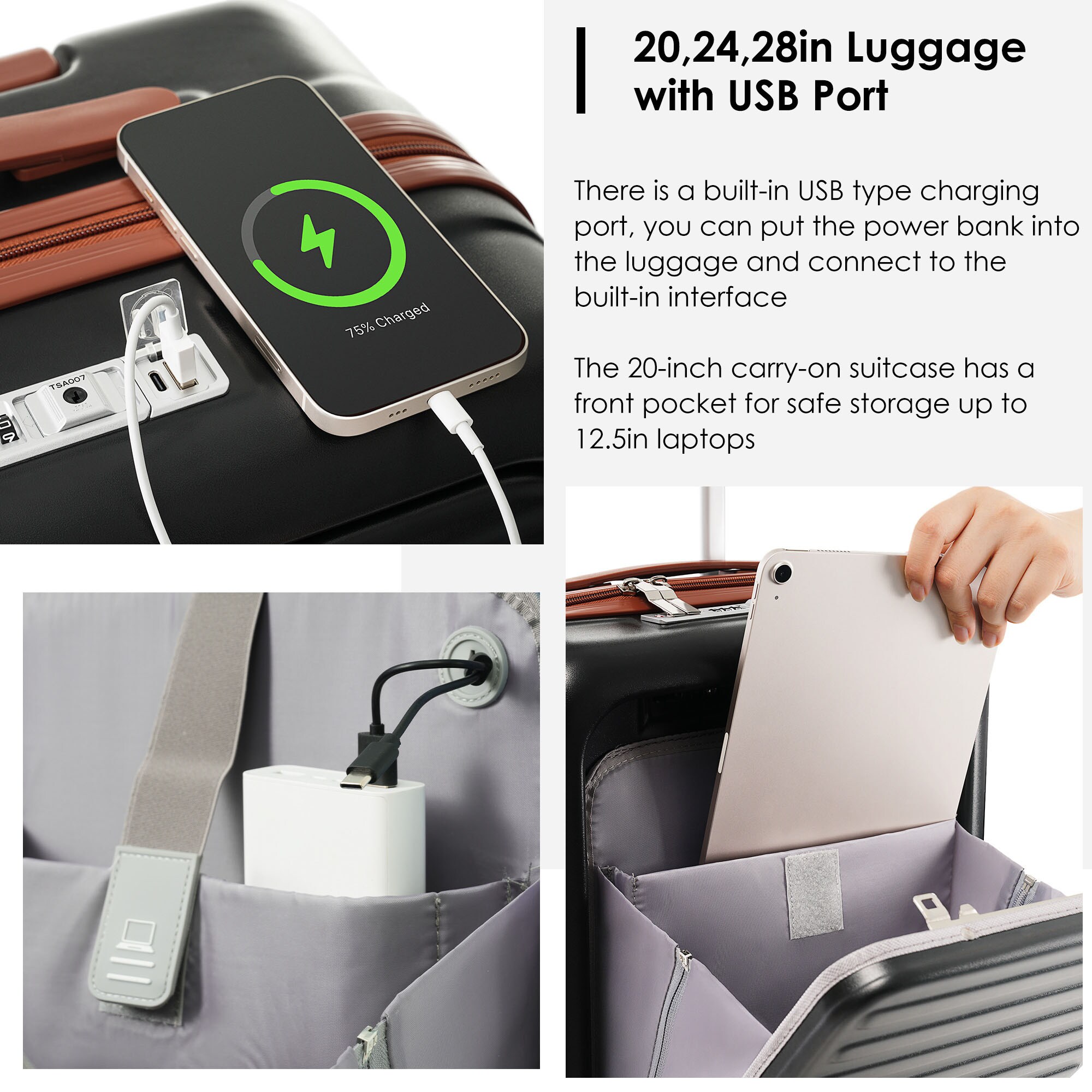 Bybafun YD9600062 Luggage-And-Luggage-Sets - View #15