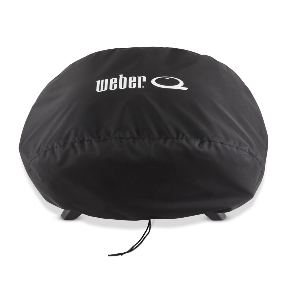 Weber 3400232 Q 2800 30-in W x 16.7-in H Black Gas grill Cover