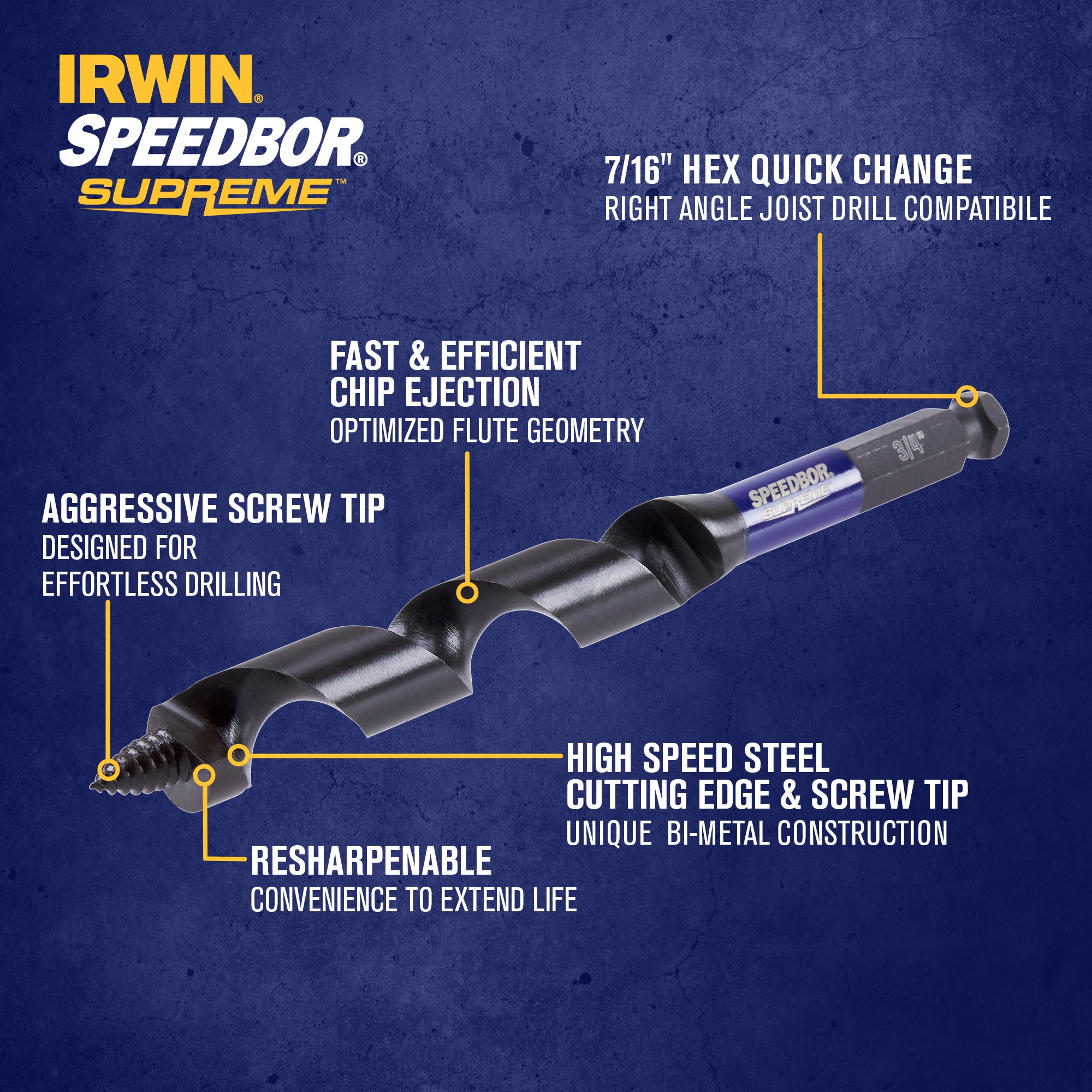 IRWIN IWAX3017 Woodboring-Drill-Bits - View #2