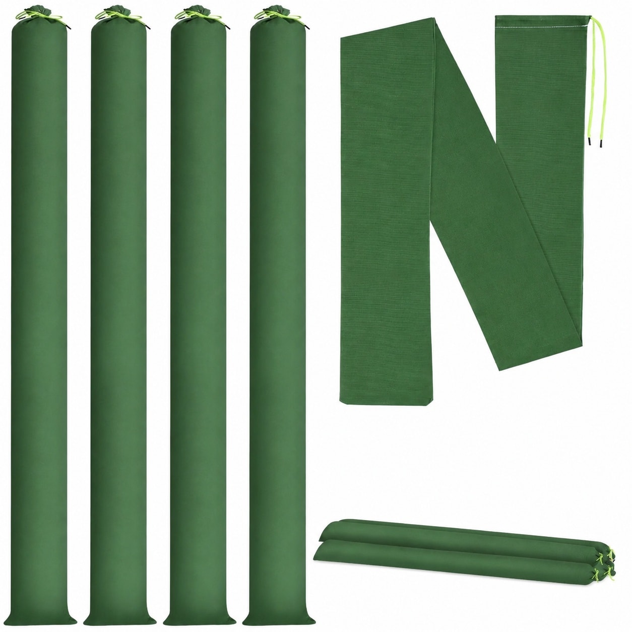 Etokfoks  4 ft 6 in Thickened Canvas Flood Barrier Bags Protection Waterproof Tear Resistant Elastic Band 4 pcs