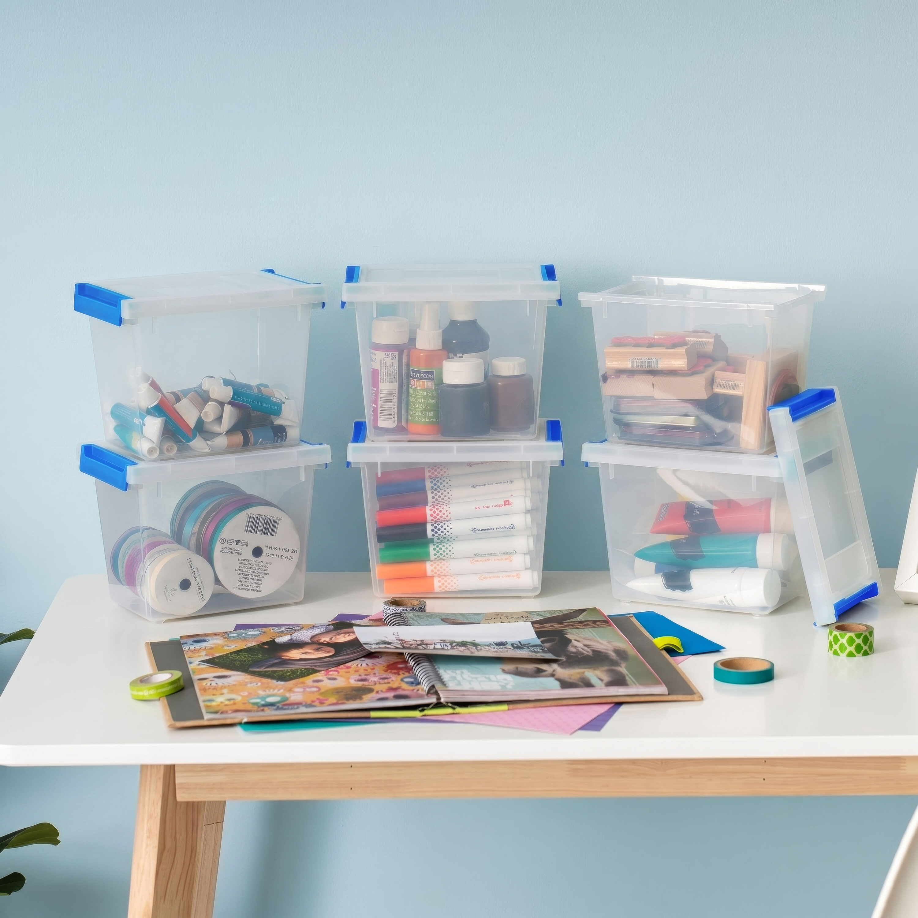 IRIS 500608 Plastic-Storage-Totes - View #4