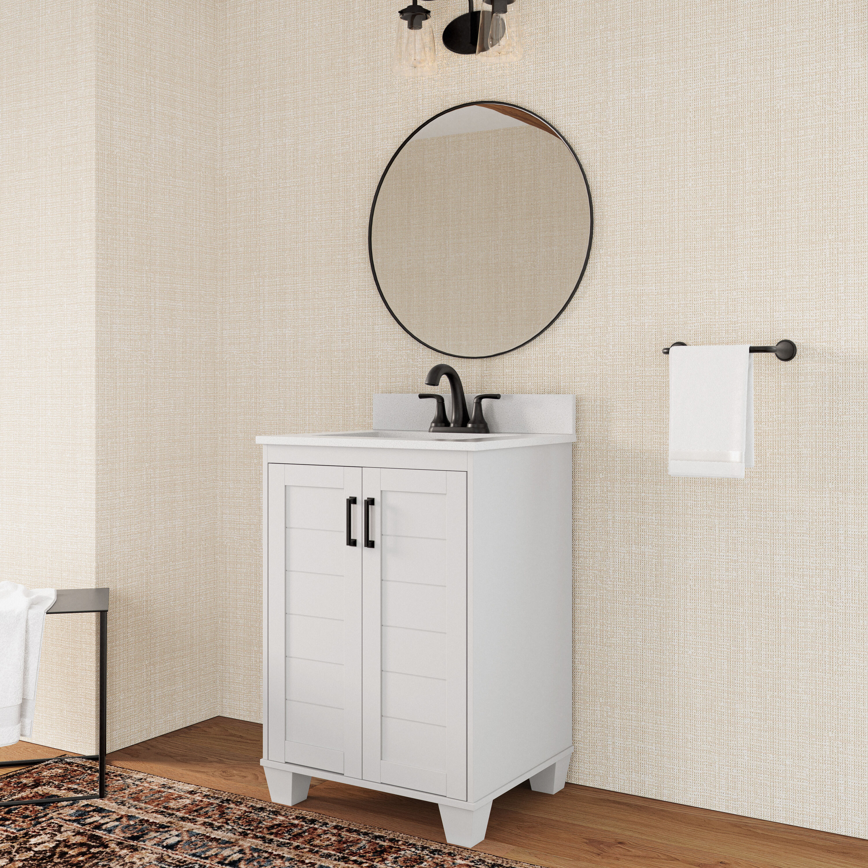 allen + roth LWS24GBV Bath-Vanity-Combo - View #4