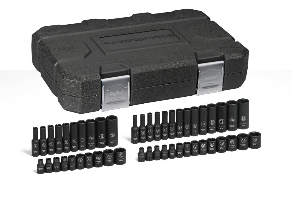 KD Tools 84902 48-Piece Standard (SAE) and Metric Combination 1/4-in Drive Set 6-Point Impact Socket Set