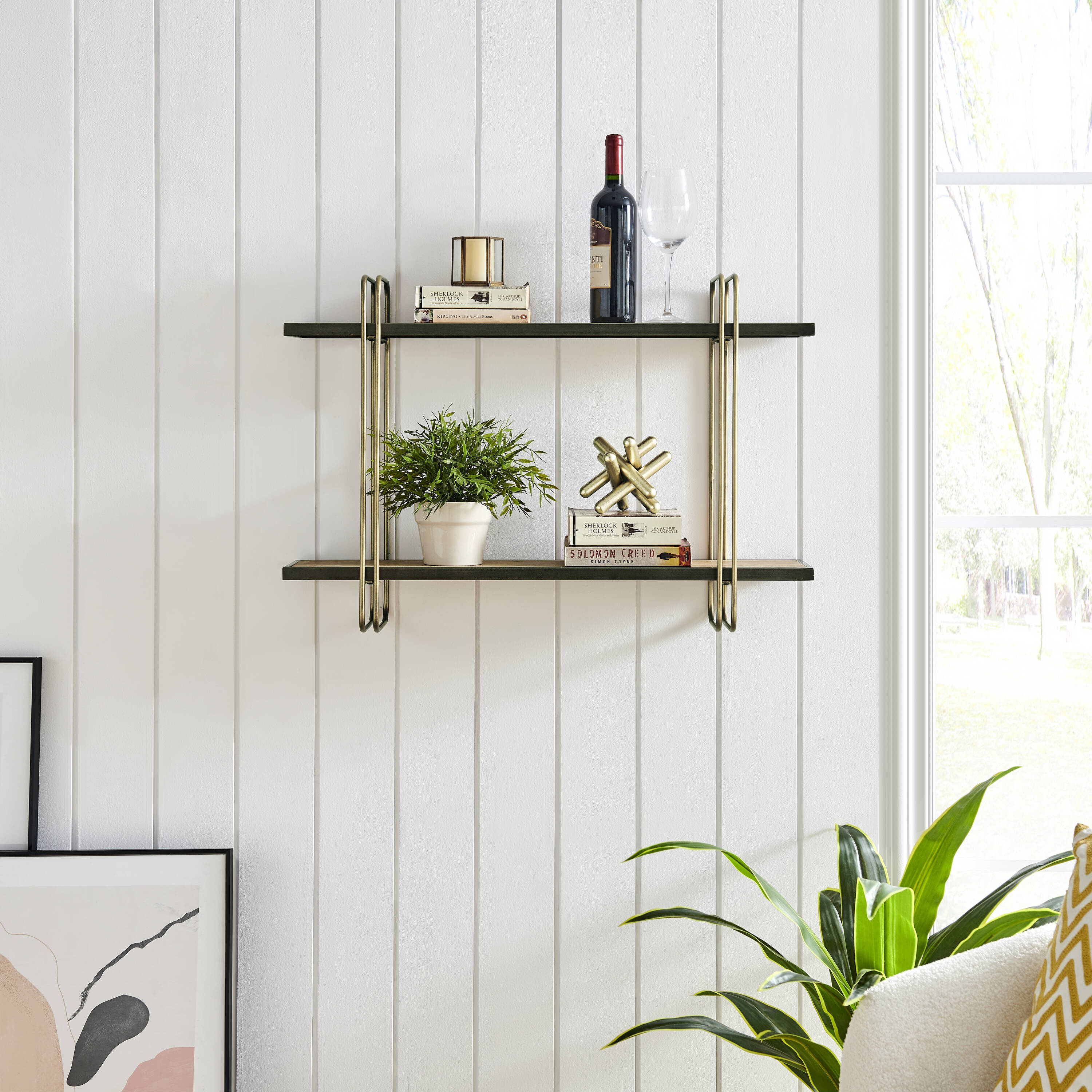 Danya B. FHB3303GB Wall-Mounted-Shelving - View #3
