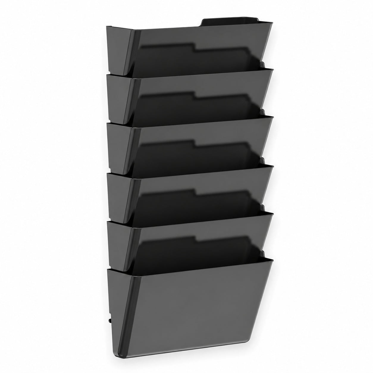 Mesh Plastic Riser Etokfoks Acrylic Clear 6 Pack Wall File Organizer 6 Pockets Literature ...