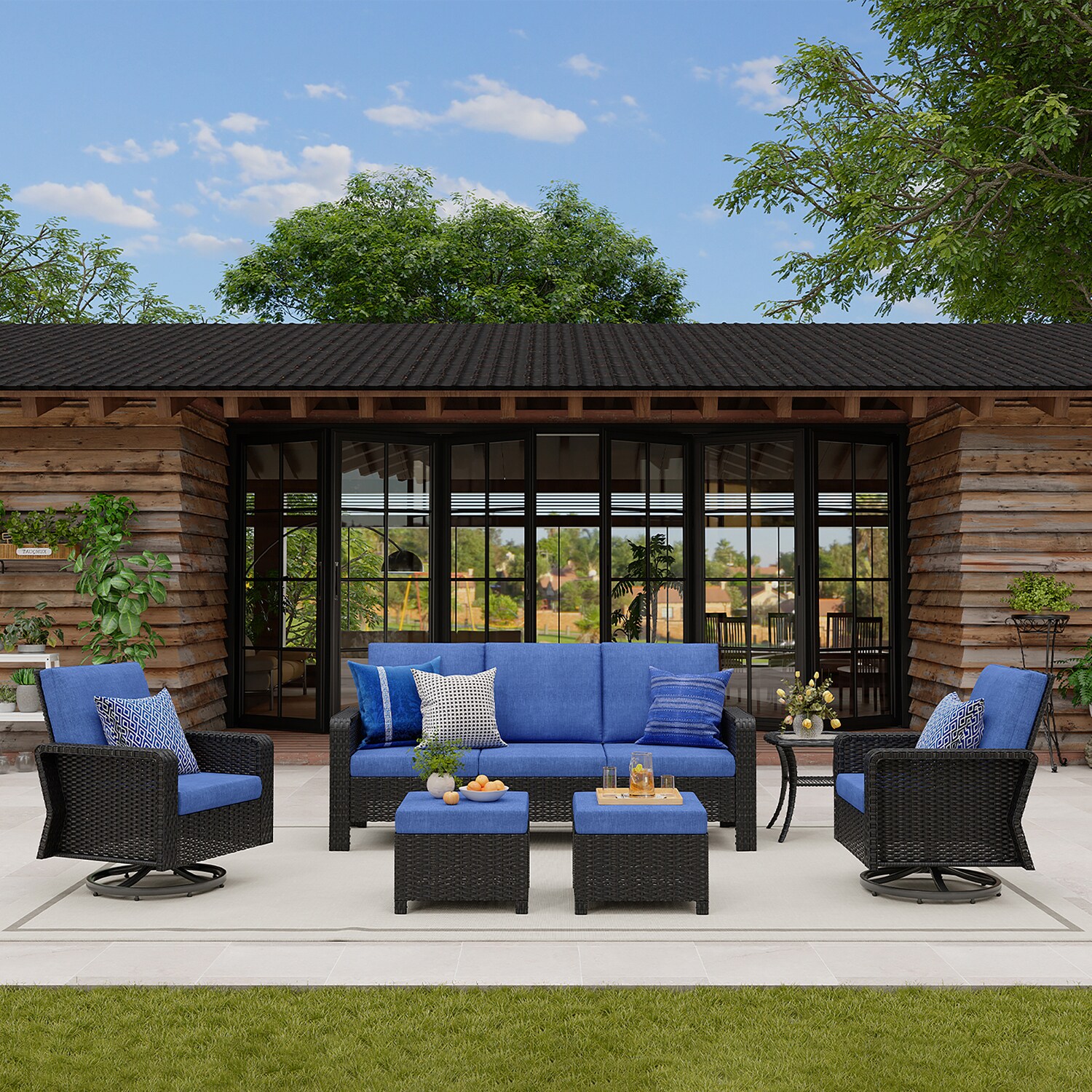 GZMR GZ-W2775BG7 Patio-Conversation-Sets - View #2
