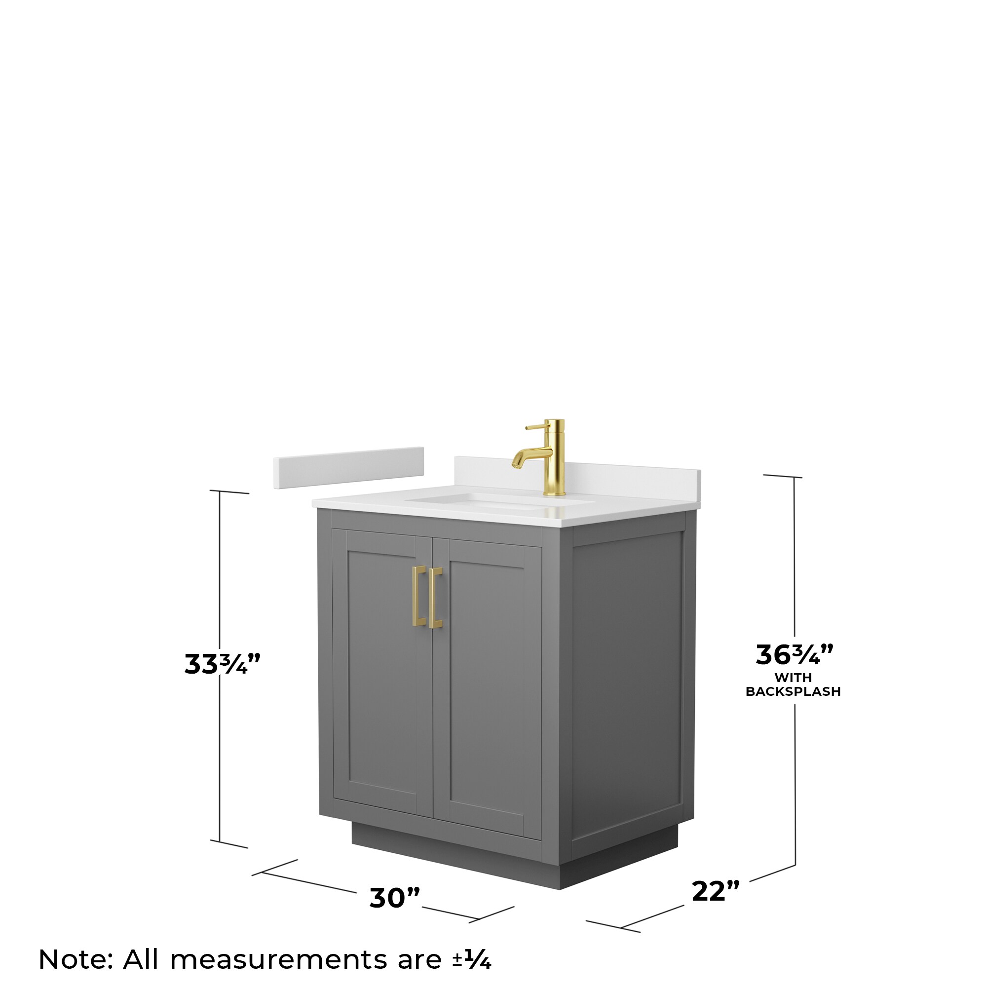 Wyndham Collection WCF292930SGGWCUNSMXX Bath-Vanity-Combo - View #5