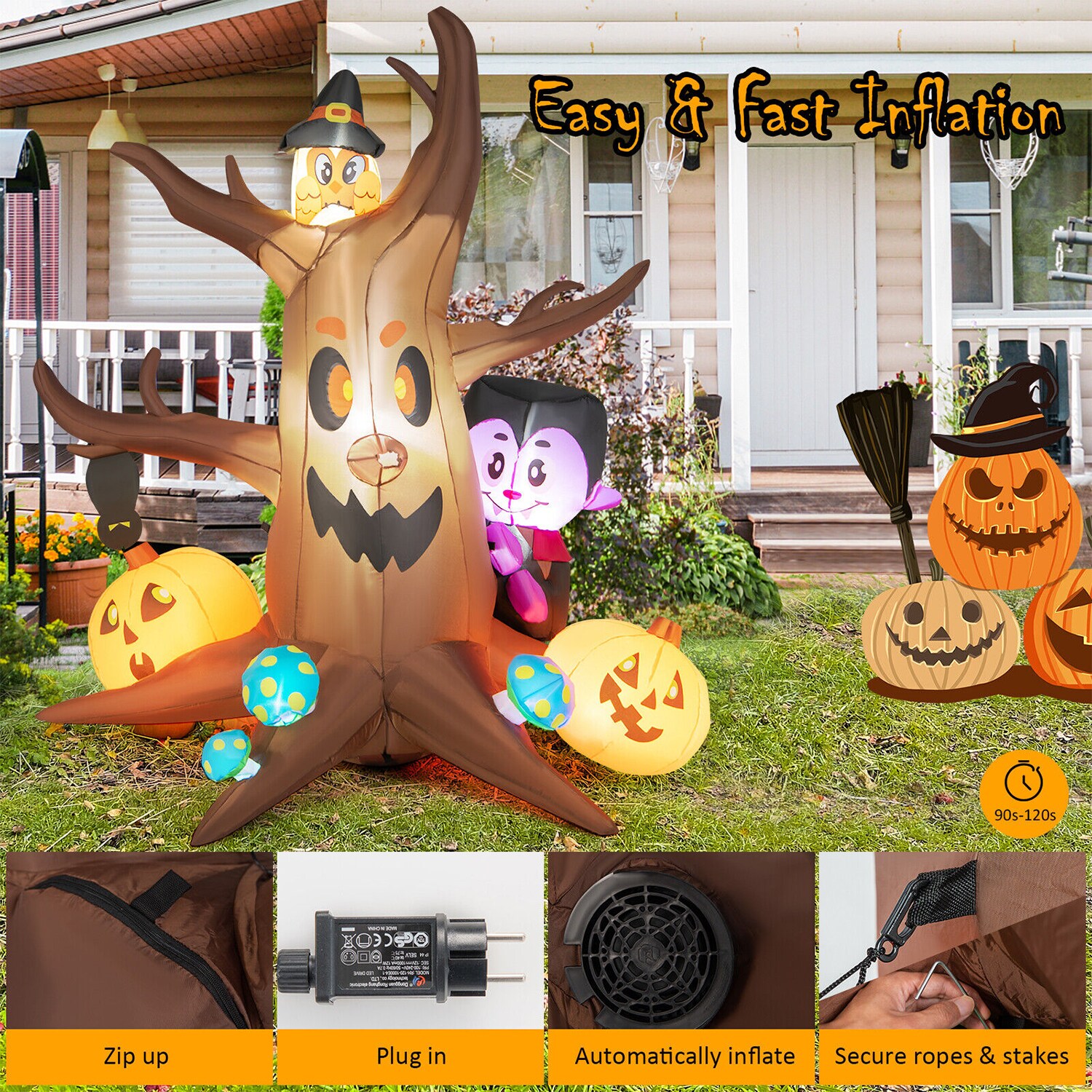 WELLFOR HYG23963US Outdoor-Halloween-Decor - View #5