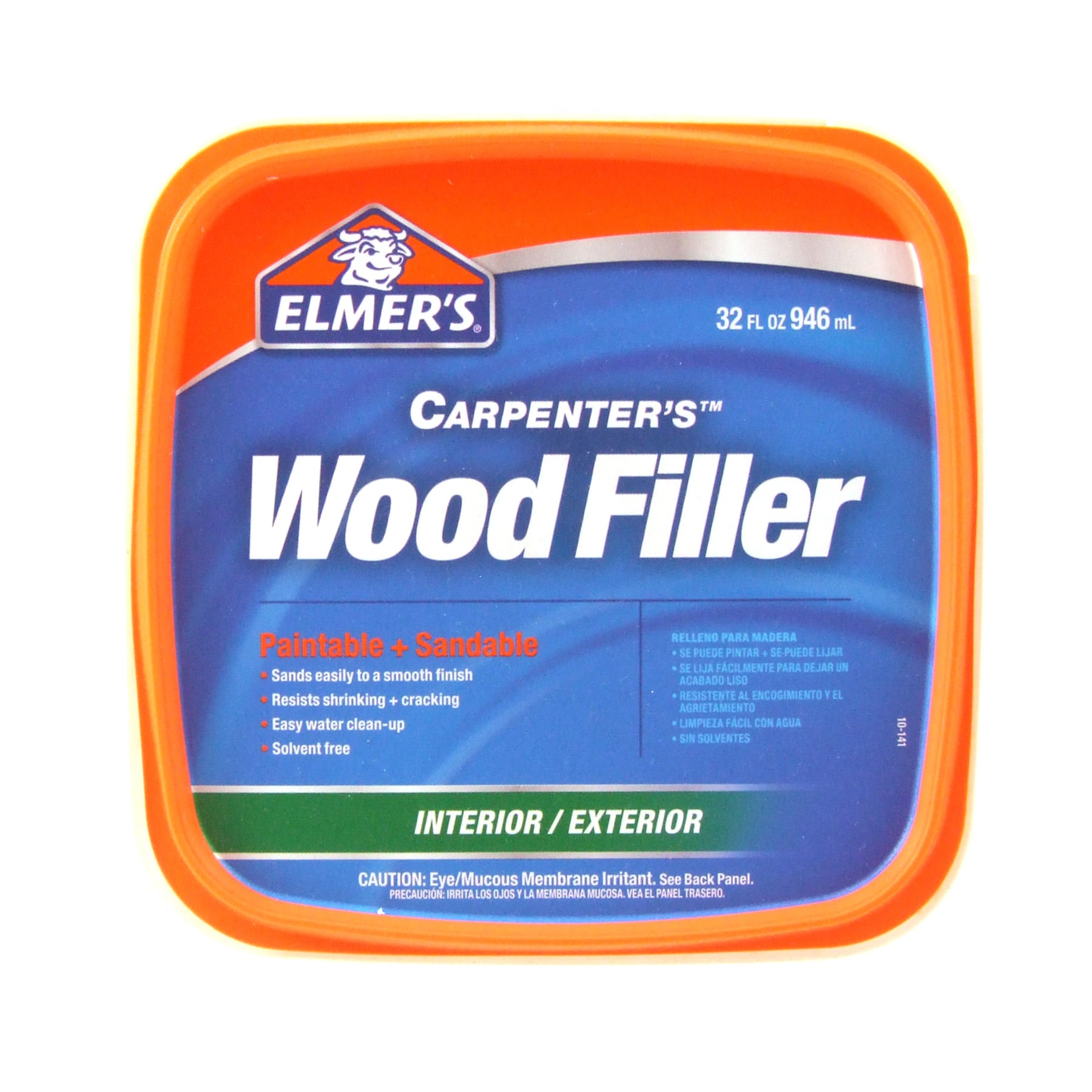 Elmer's Carpenter's Wood Filler, White, 3.25-Ounce