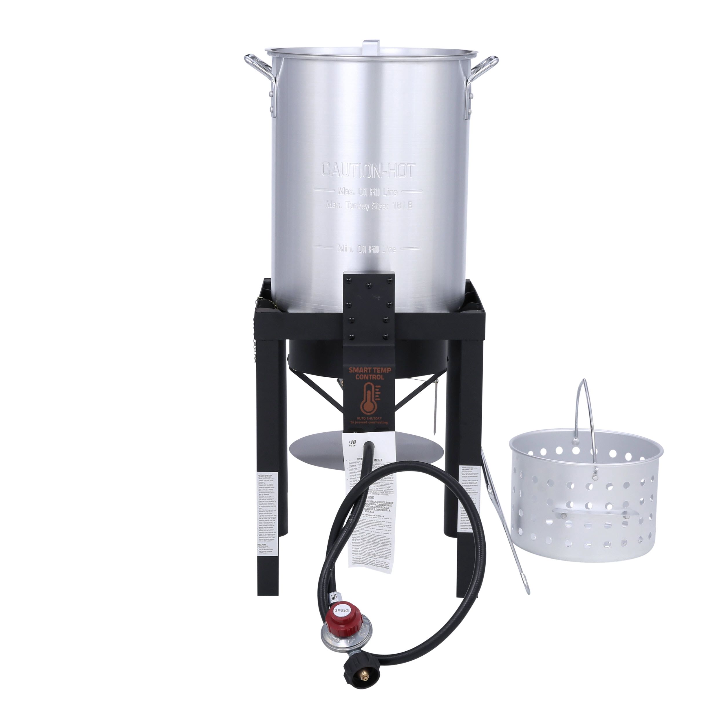 LoCo COOKERS Propane Turkey Fryer 30-Quart Cylinder Manual Ignition Gas ...