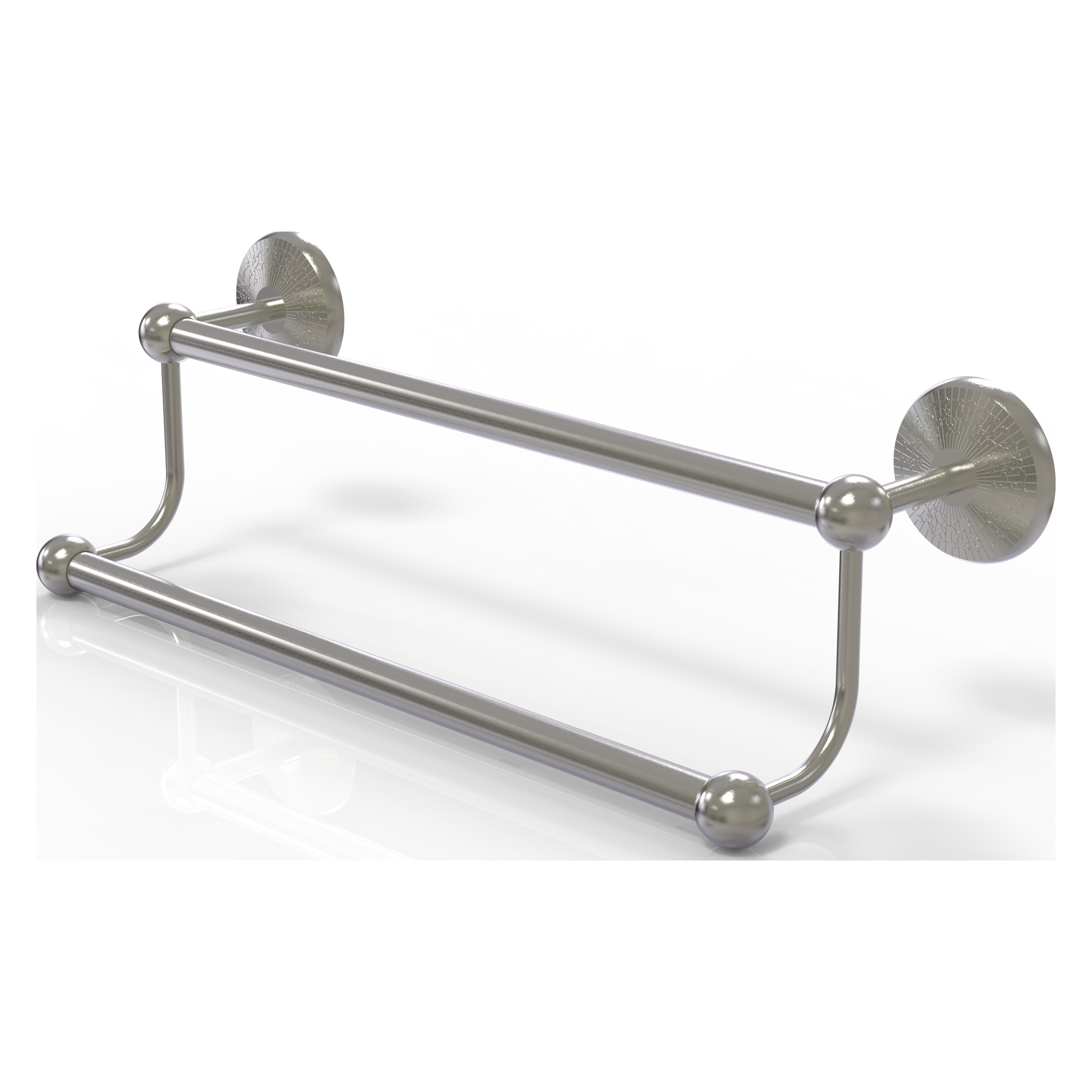 Allied Brass PMC-72/30-SN Prestige Monte Carlo 30-in double Satin Nickel Wall mount Double Towel Bar