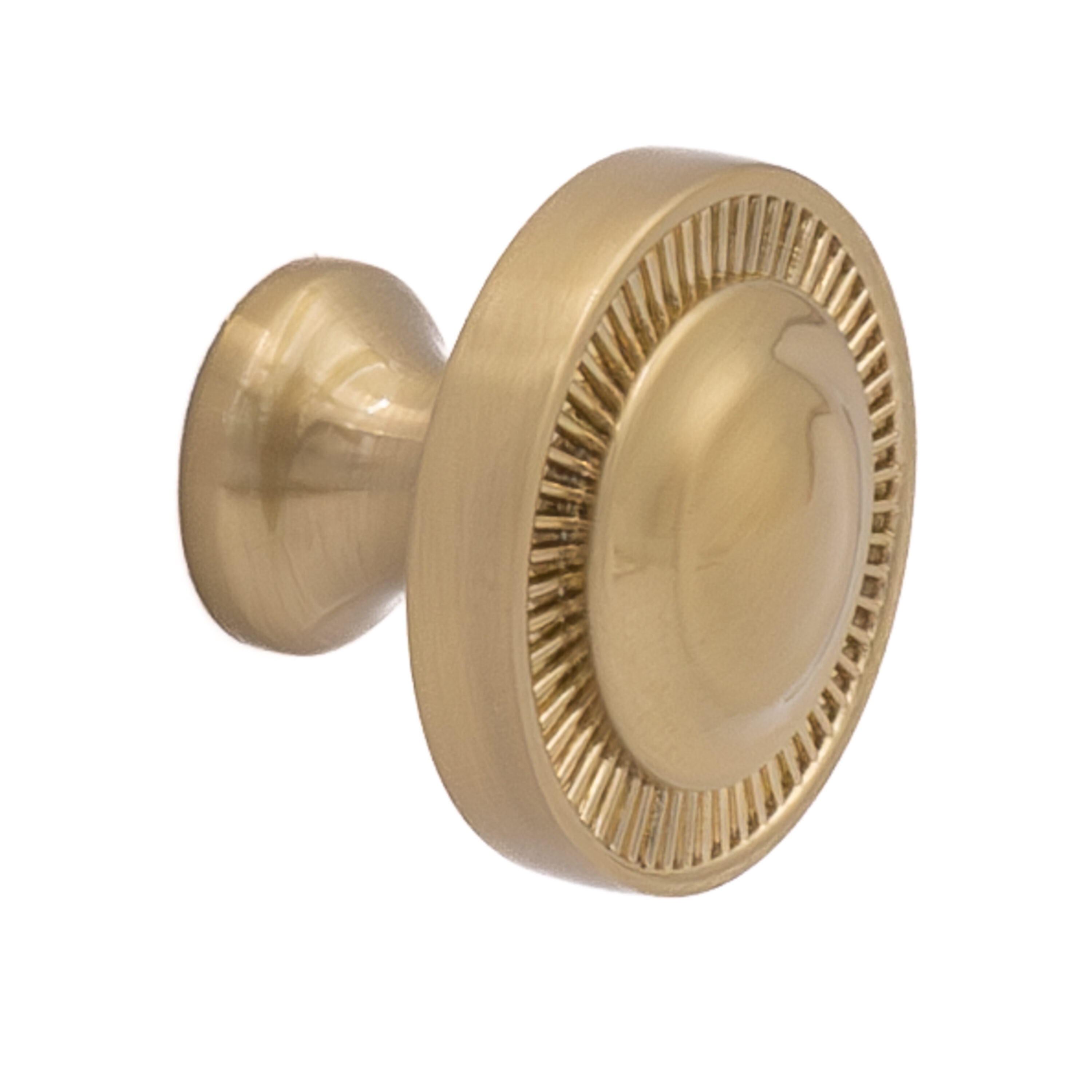 Sumner Street Home Hardware RL060032 Minted 1-1/8-in Satin Brass Round Transitional Cabinet Knob