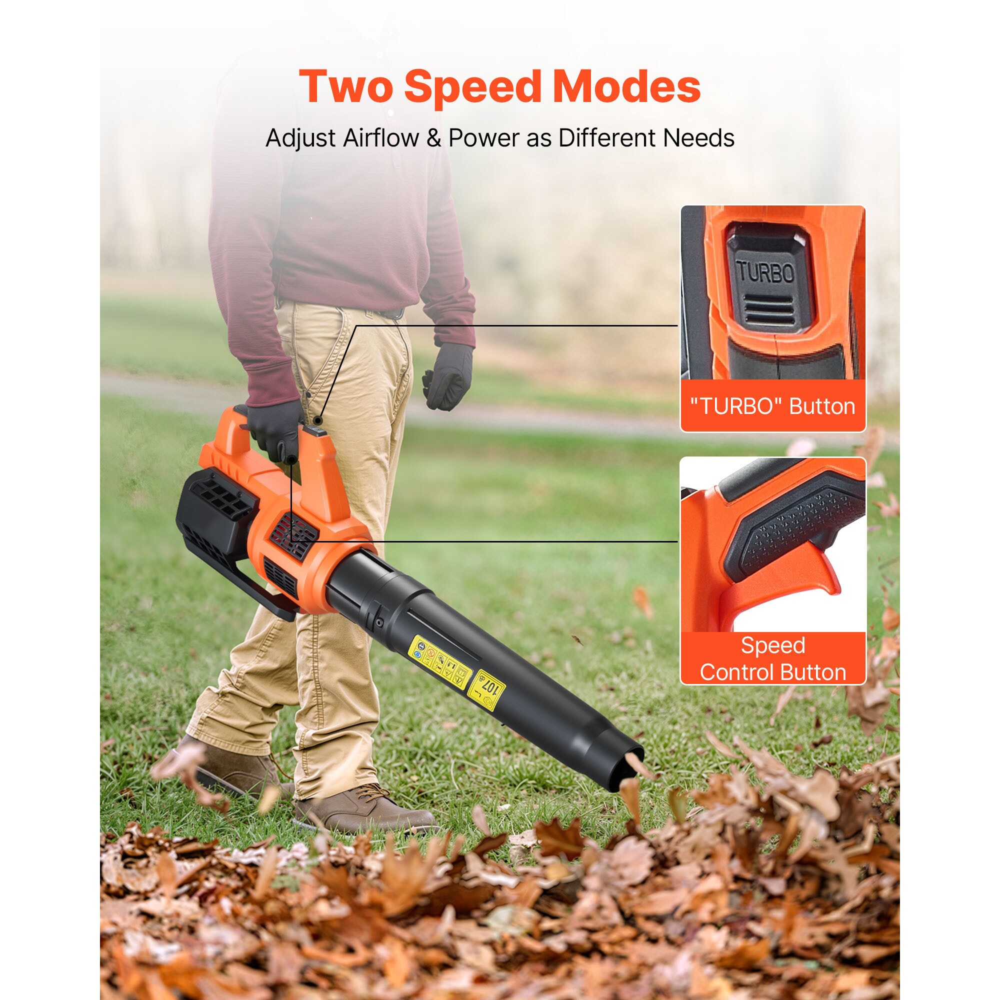 VEVOR SCWXDDCYJ20V12333V1 Cordless-Electric-Blowers - View #3