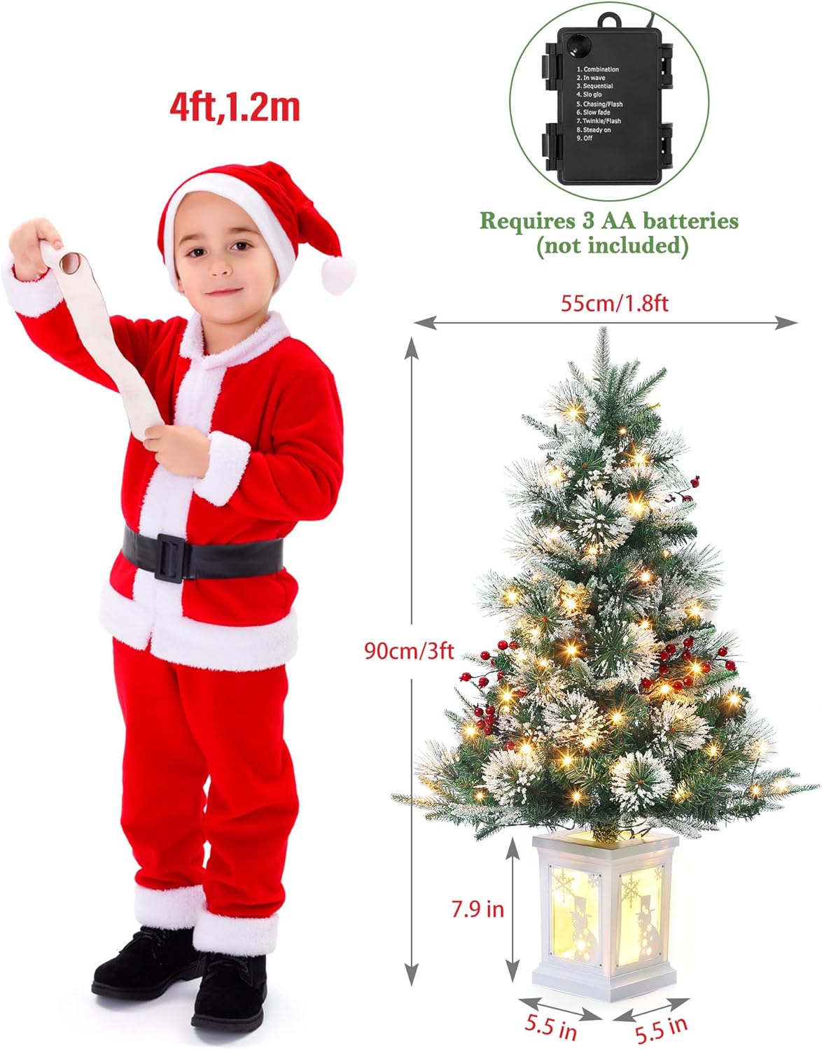 Qeetex LHF-SDS-QOP65049 Artificial-Christmas-Trees - View #3