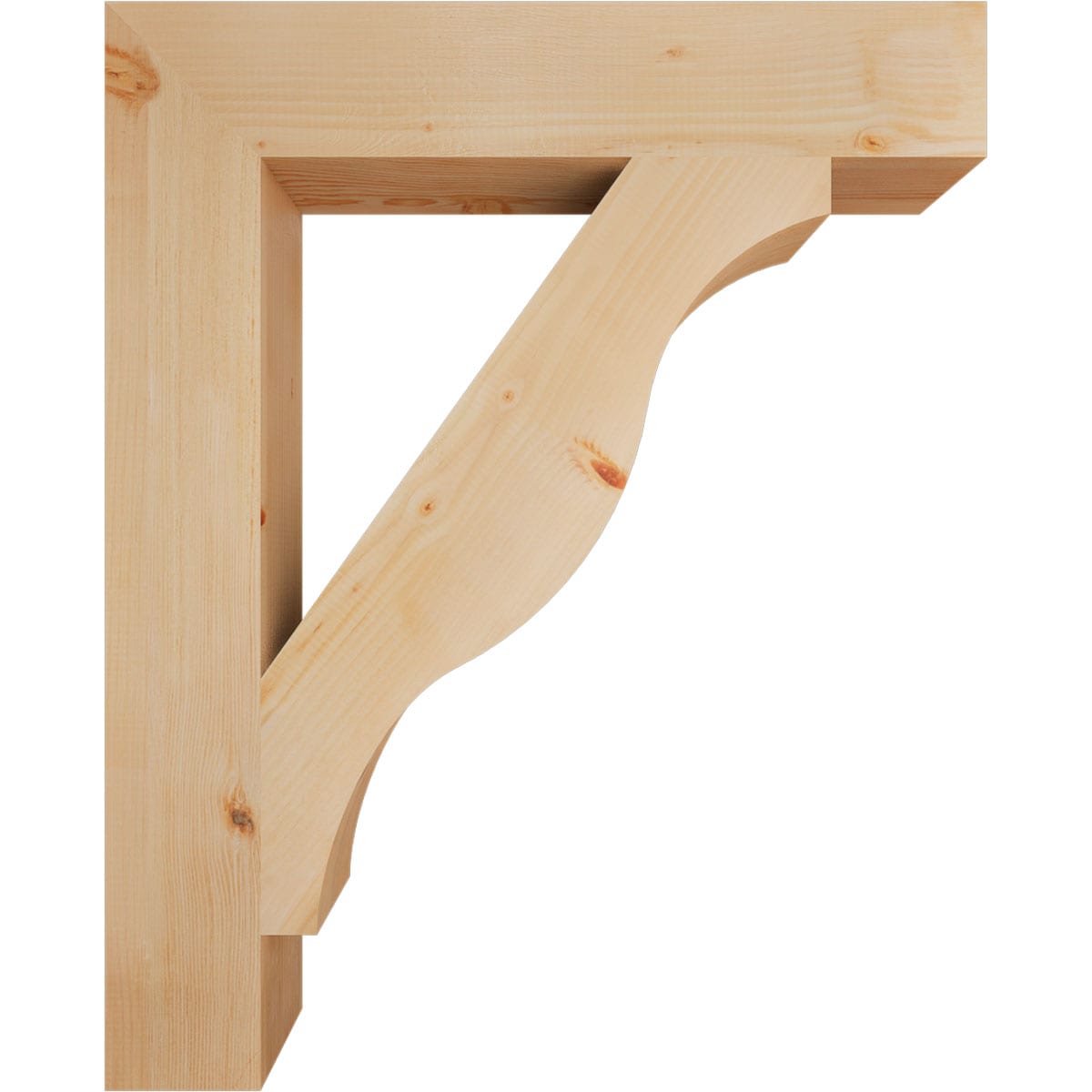 Ekena Millwork BKT06X34X42FST05SDF Exterior-Brackets-Braces - View #3