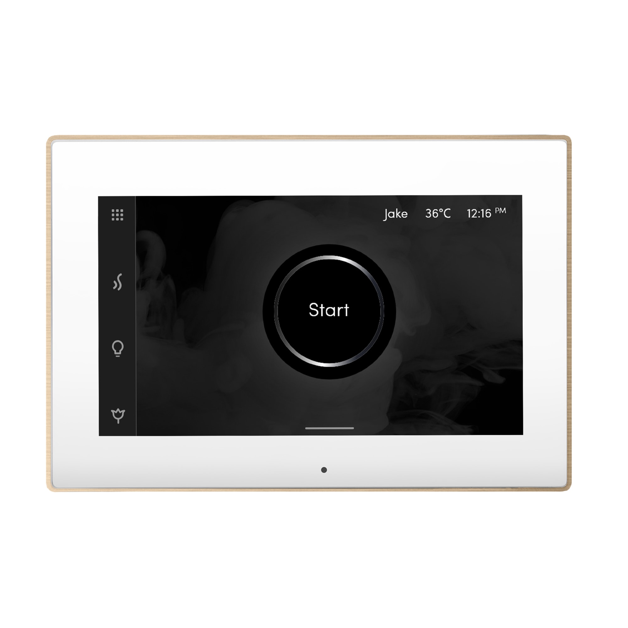 Mr. Steam ISXWHBB iSteamX White - Brushed Bronze Steam Generator Control Kit